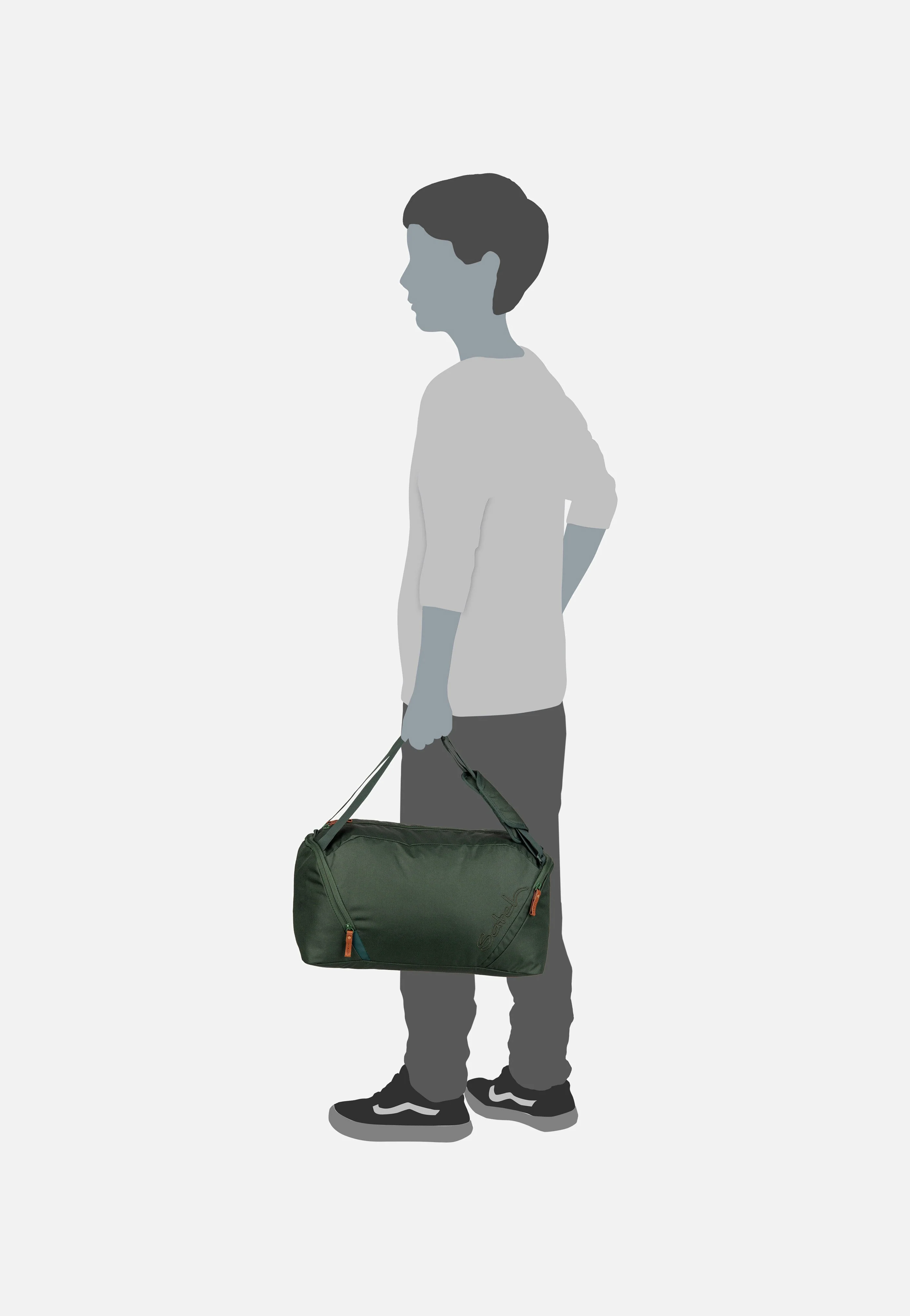 satch Sporttasche Nordic Edition Nordic Forest Green - Dufflebag - Image 5