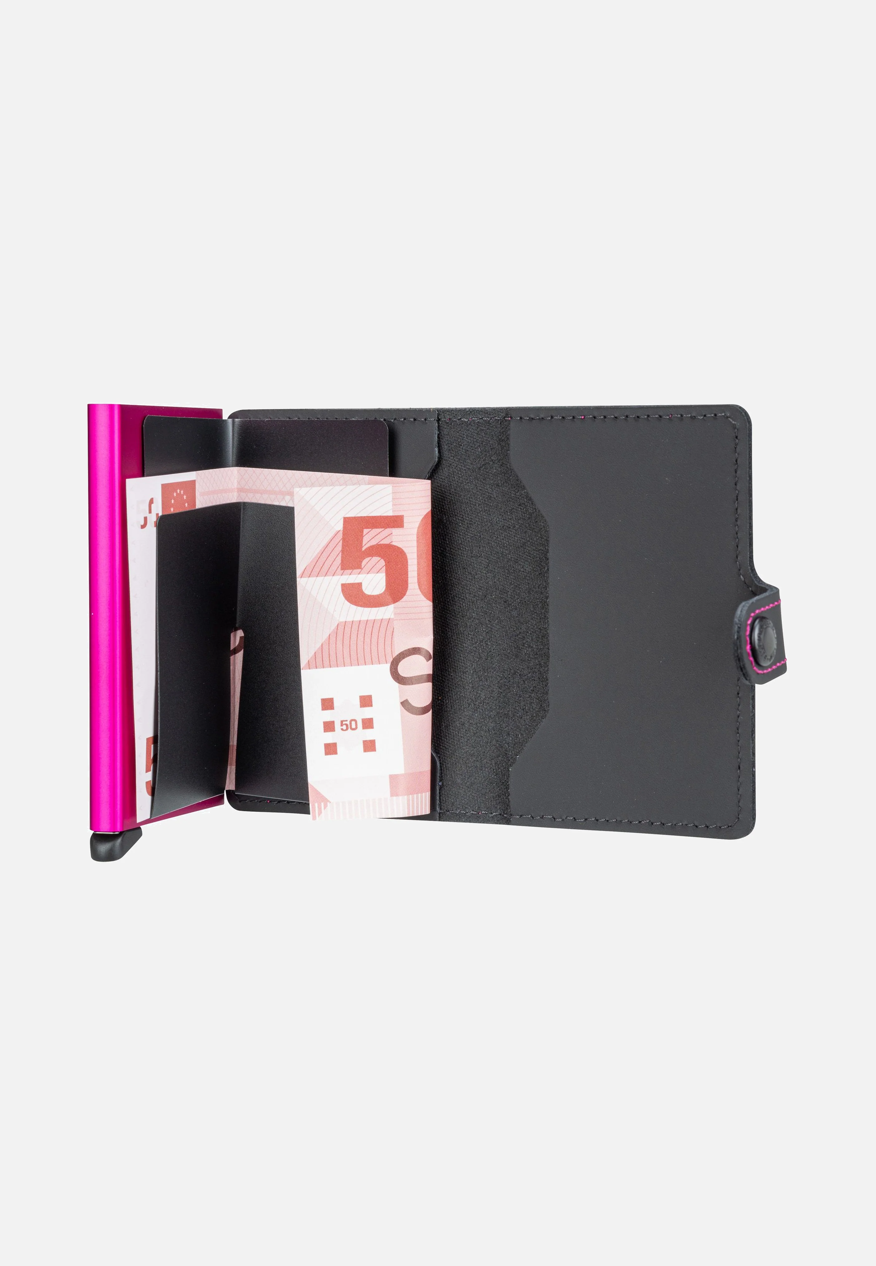 Miniwallet Matte Black-Fuchsia - Portemonnaie - Image 3