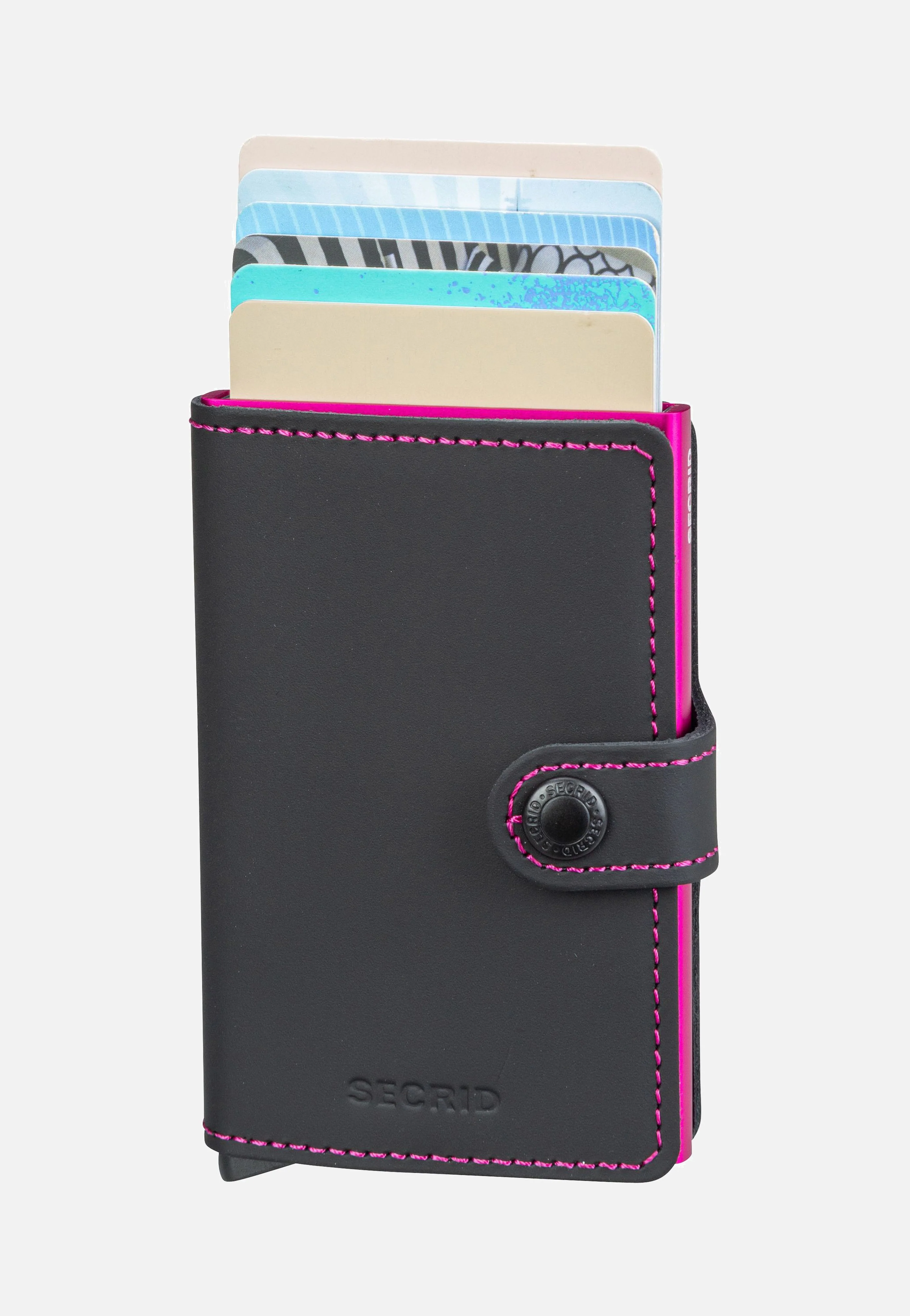Miniwallet Matte Black-Fuchsia - Portemonnaie - Image 5