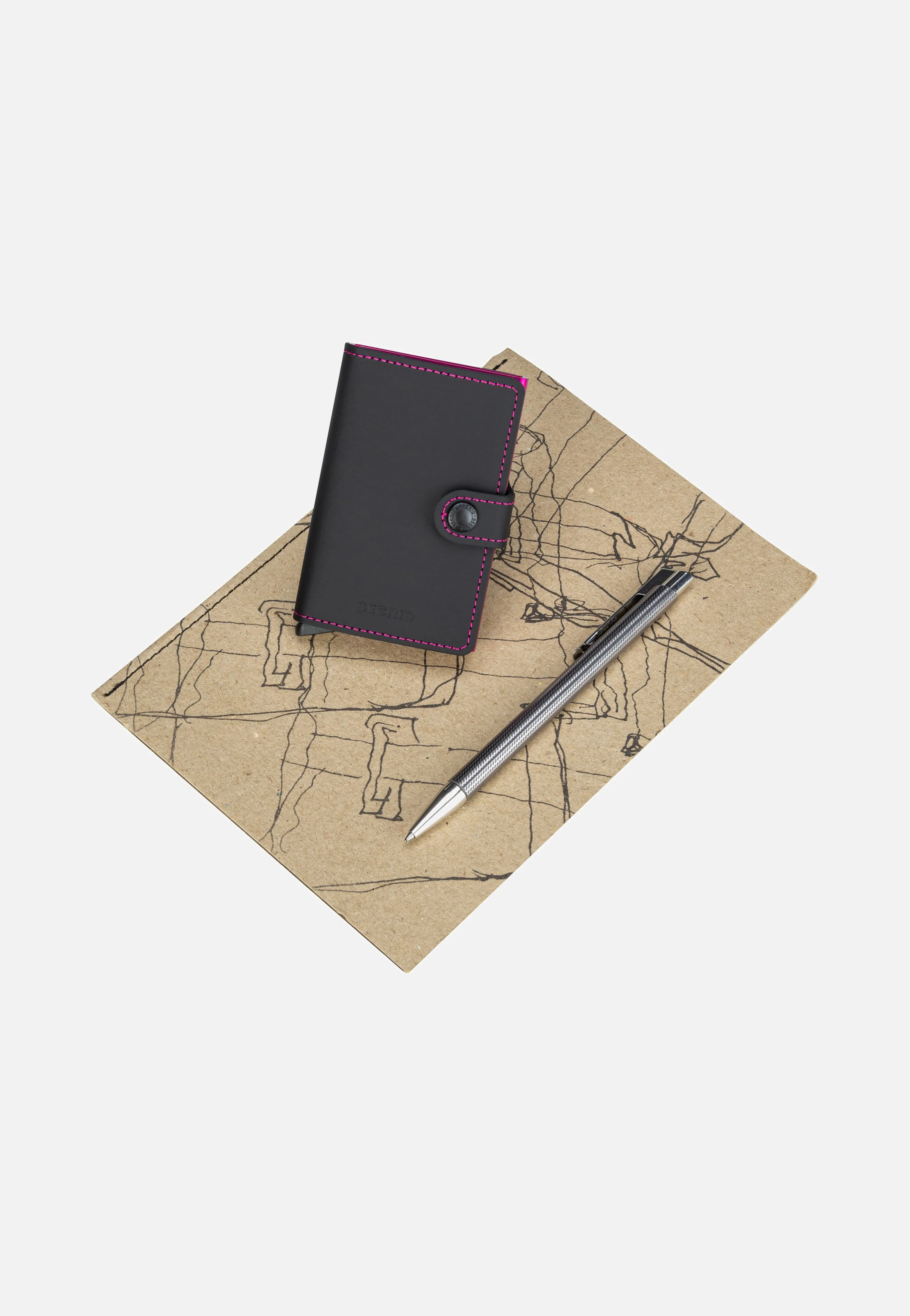 Miniwallet Matte Black-Fuchsia - Portemonnaie - Image 6