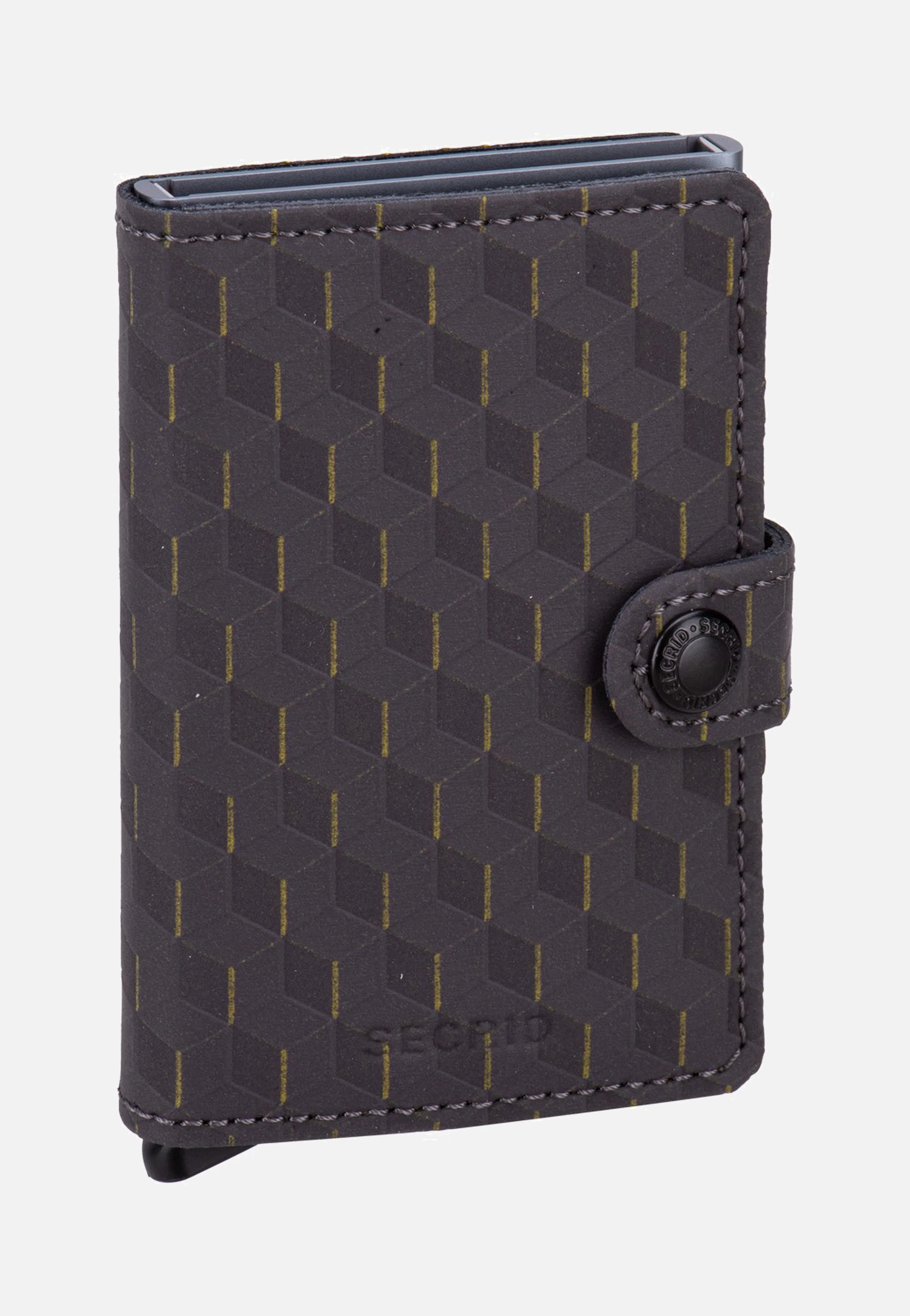Miniwallet Optical Grey-Yellow - Portemonnaie