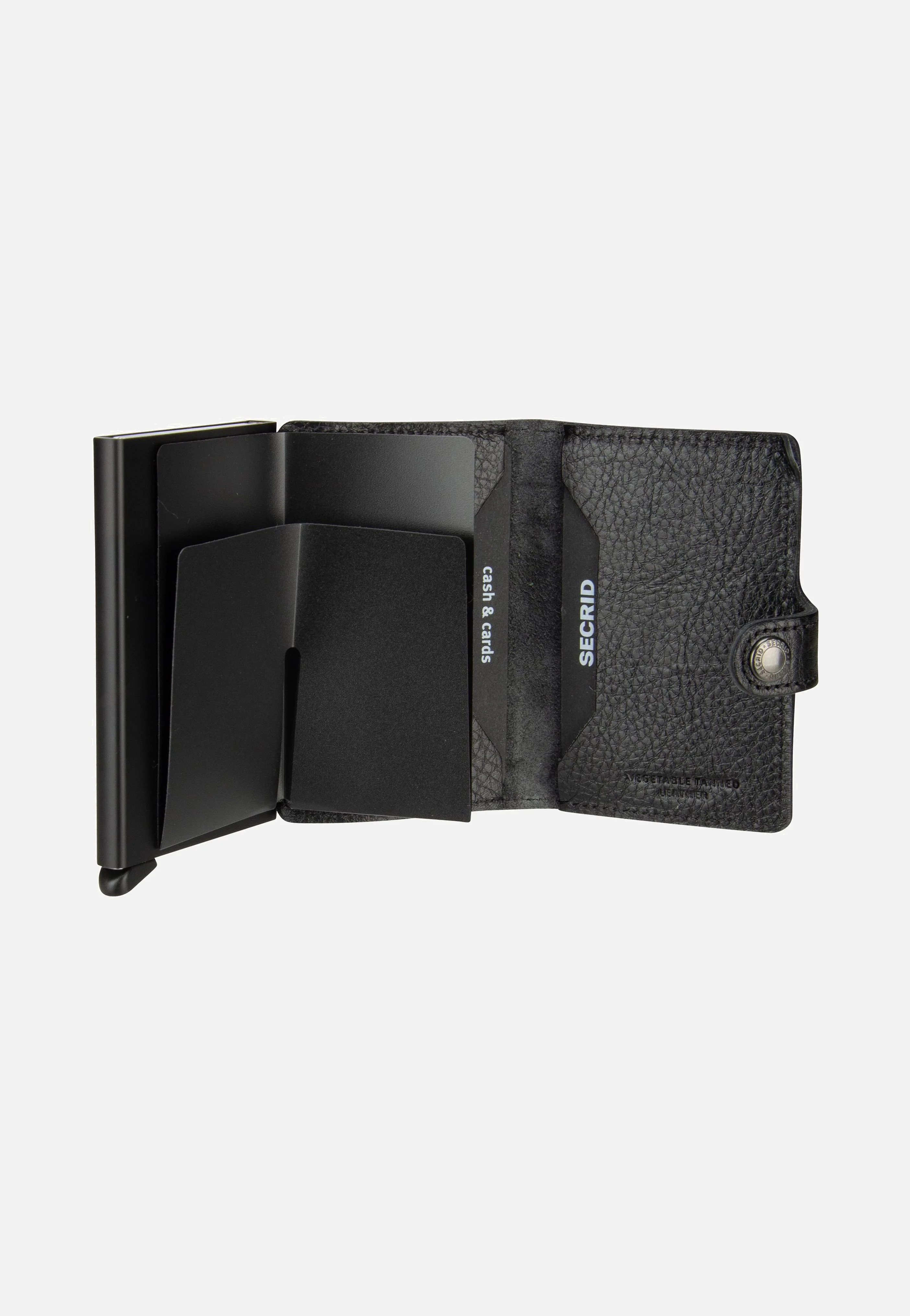 Miniwallet Veg Tanned Black-Black - Portemonnaie - Image 3