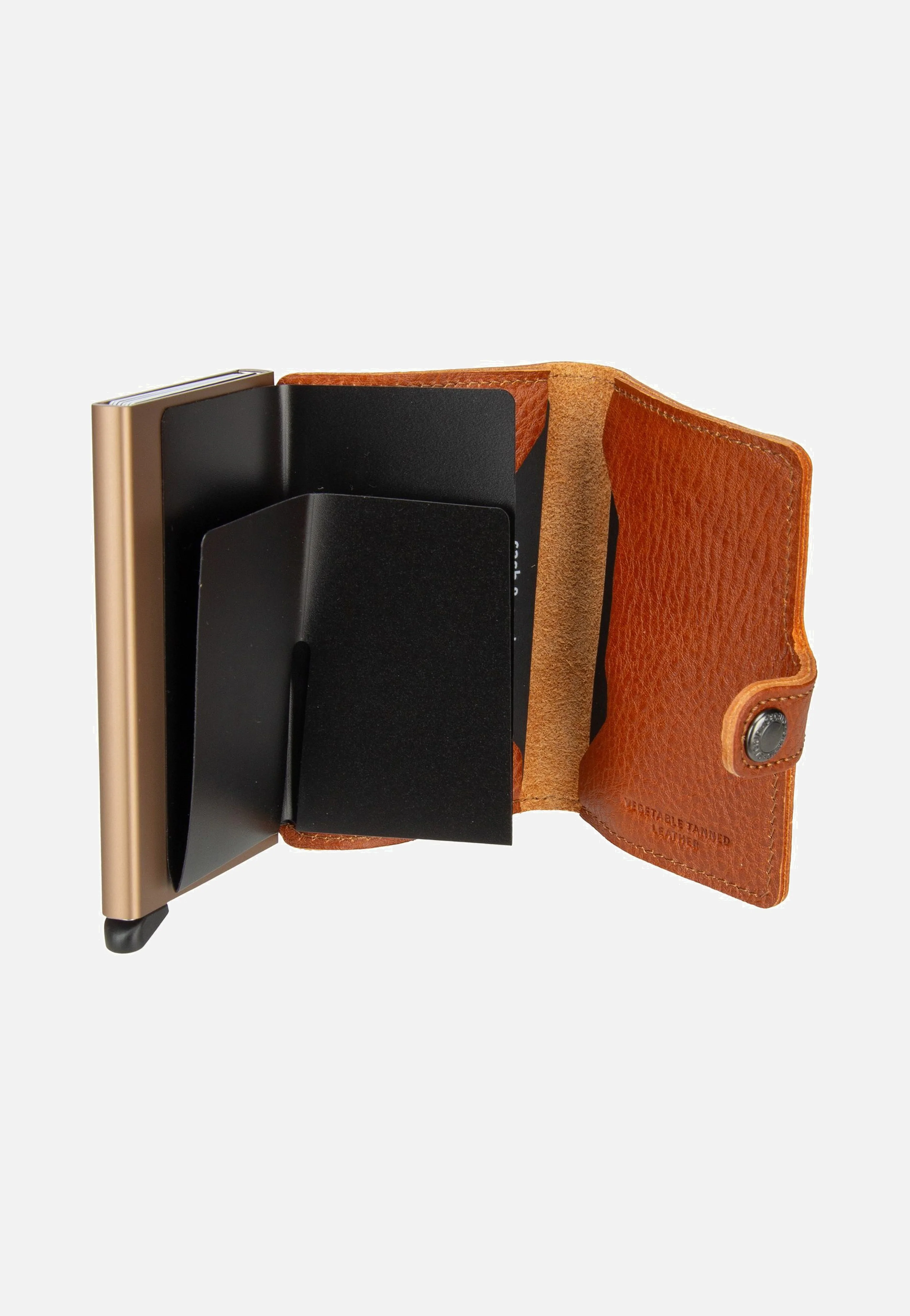 Miniwallet Veg Tanned Caramello-Sand - Portemonnaie - Image 3