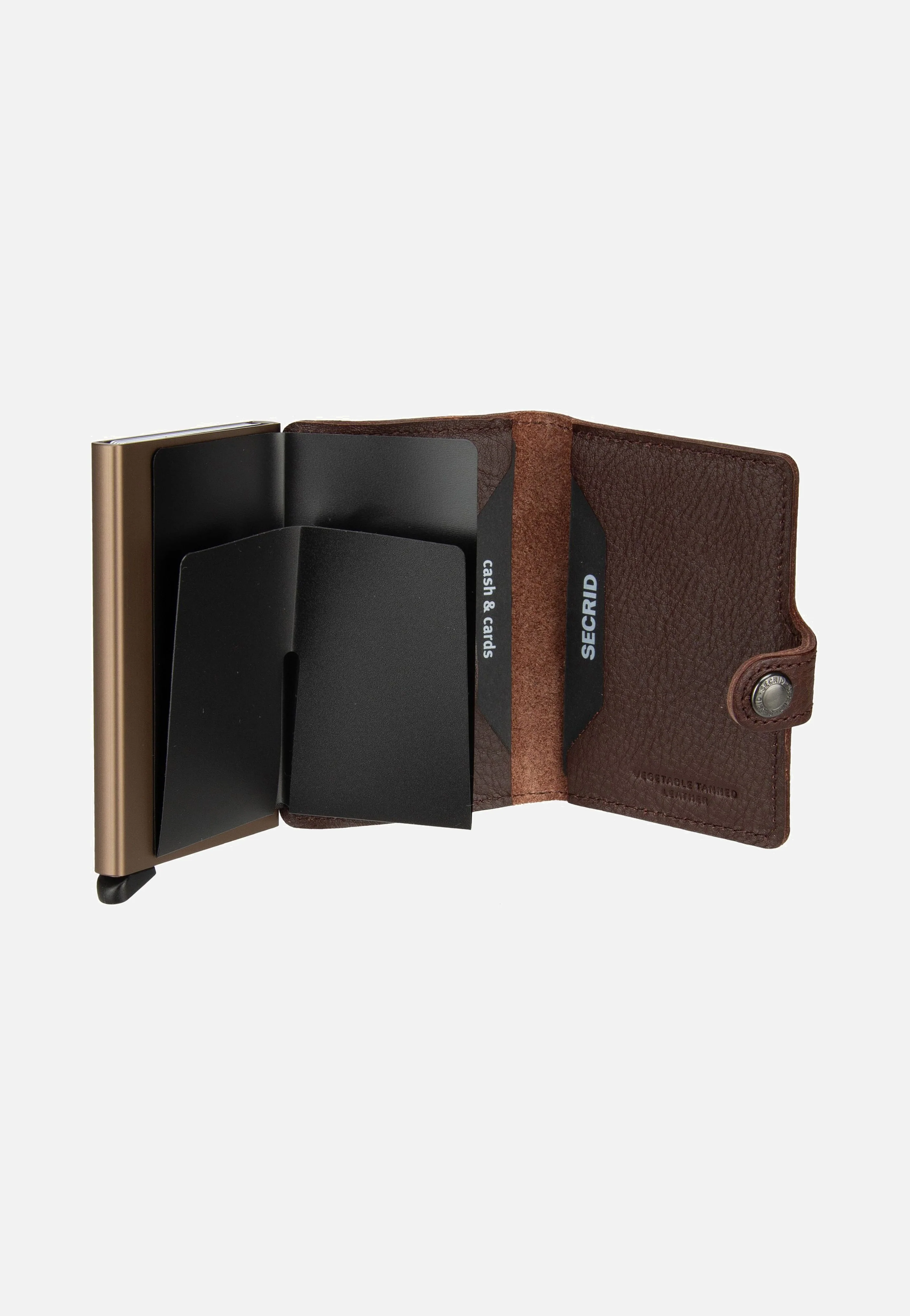 Miniwallet Veg Tanned Espresso-Brown - Portemonnaie - Image 3
