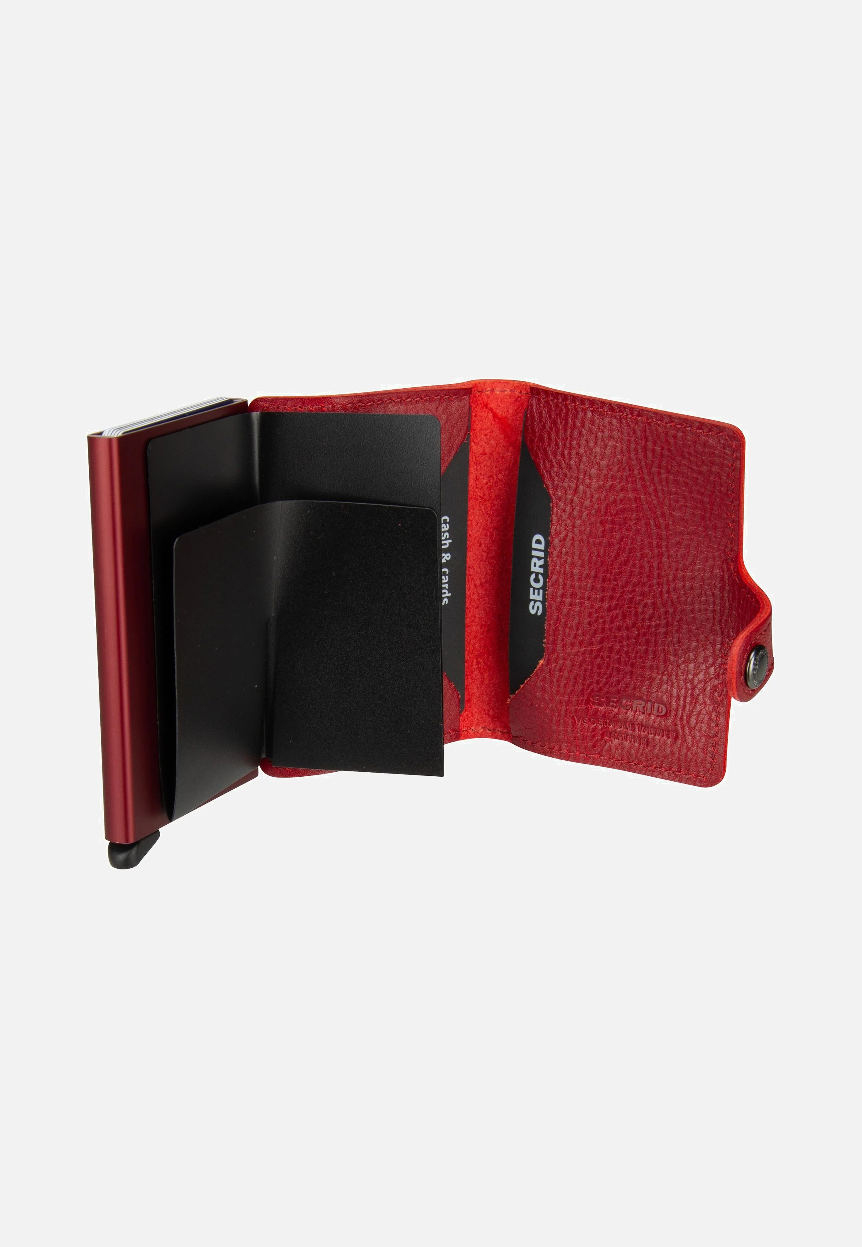 Miniwallet Veg Tanned Rosso-Bordeaux - Portemonnaie - Image 3