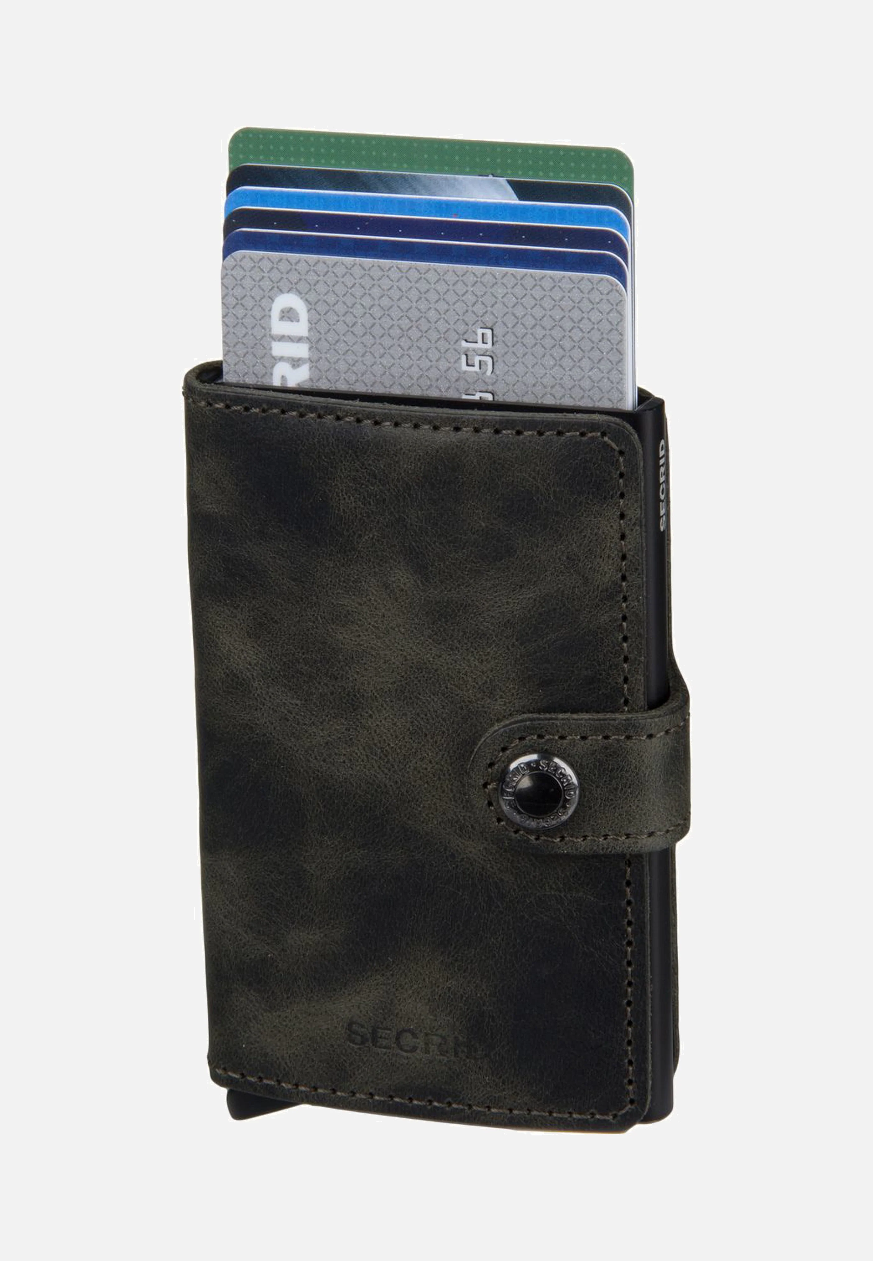 Miniwallet Vintage Olive-Black - Portemonnaie - Image 4