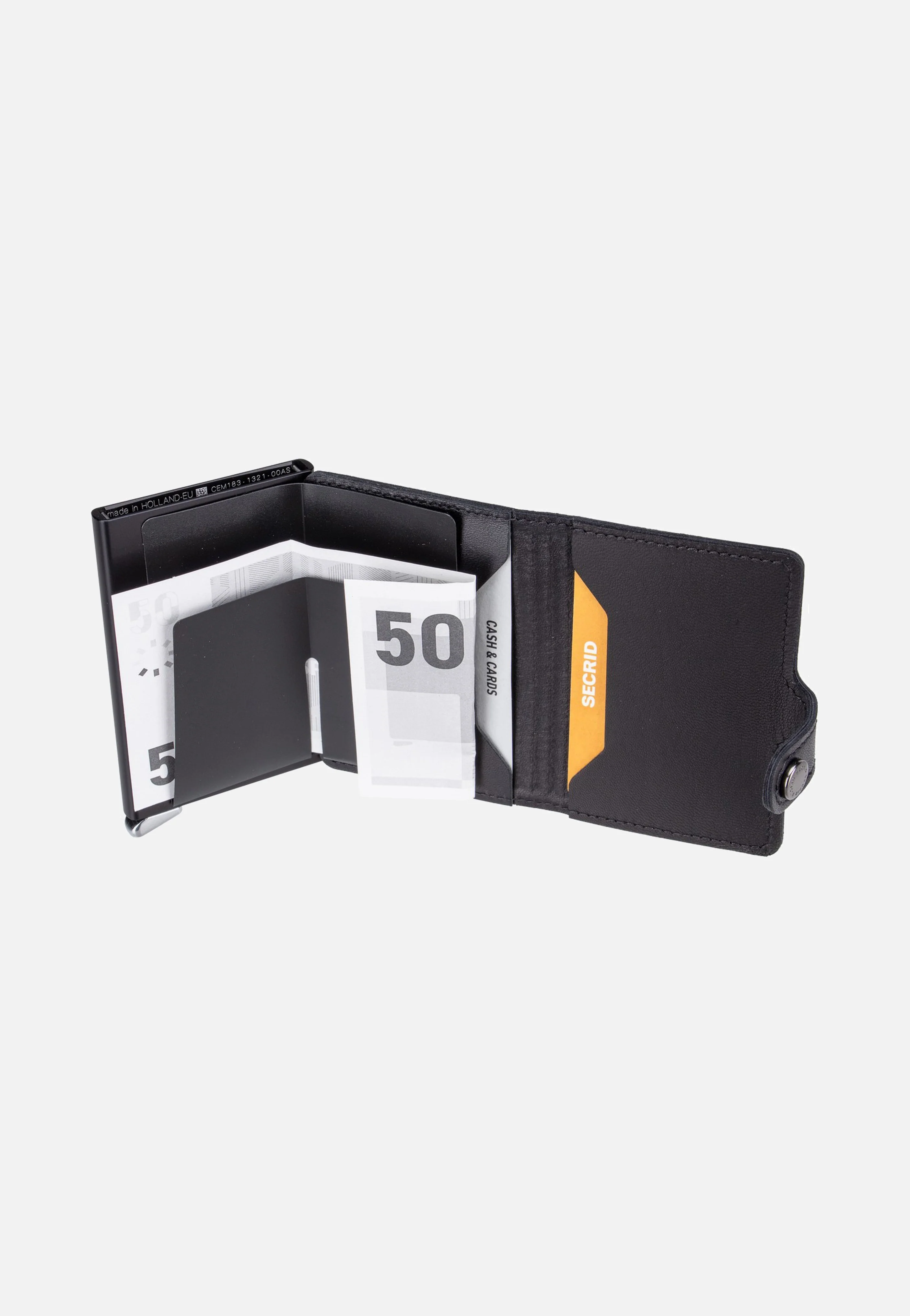 Premium Miniwallet+ Emboss Lin Black - Portemonnaie - Image 6