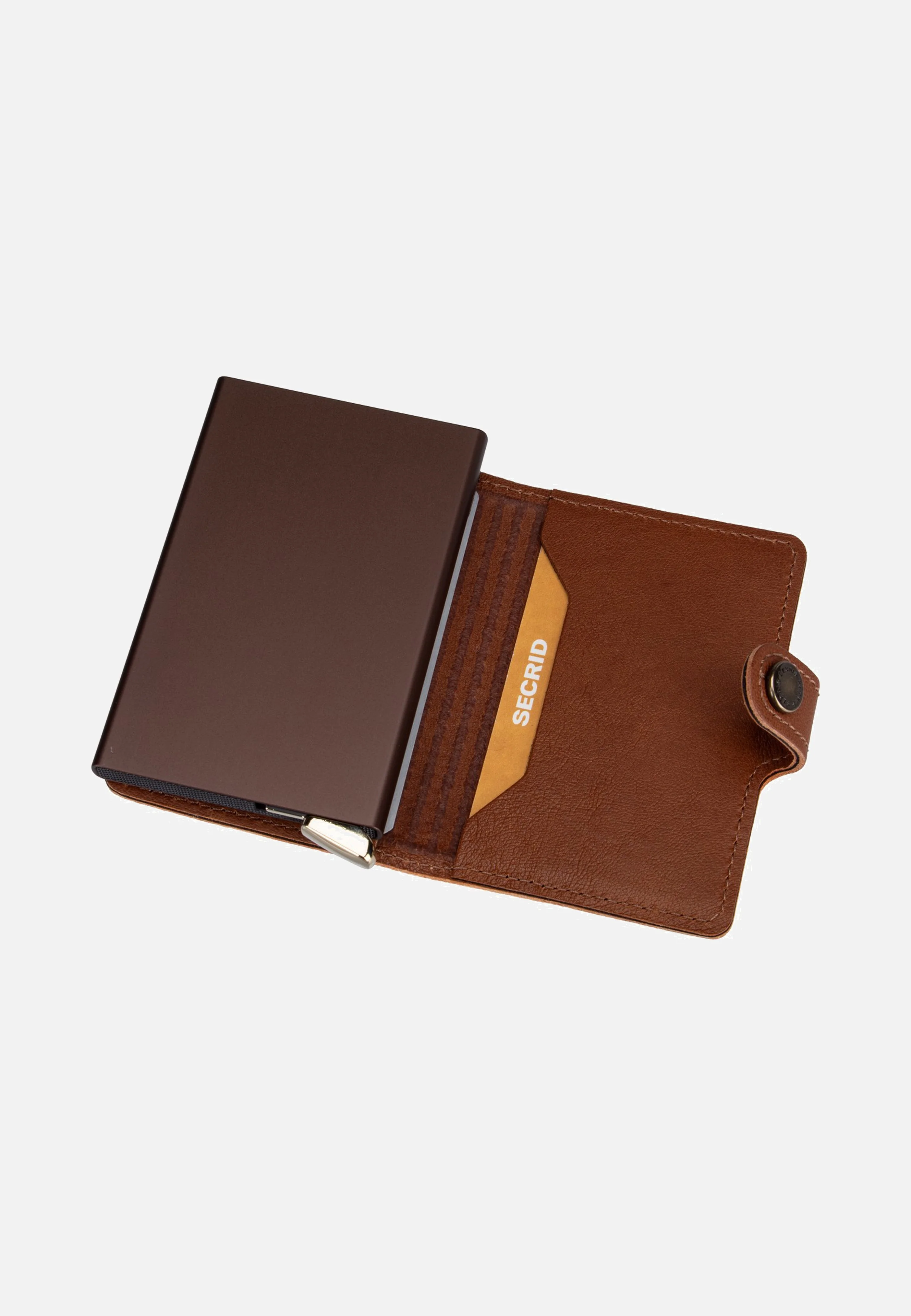 Premium Miniwallet+ Emboss Lin Cognac - Portemonnaie - Image 5