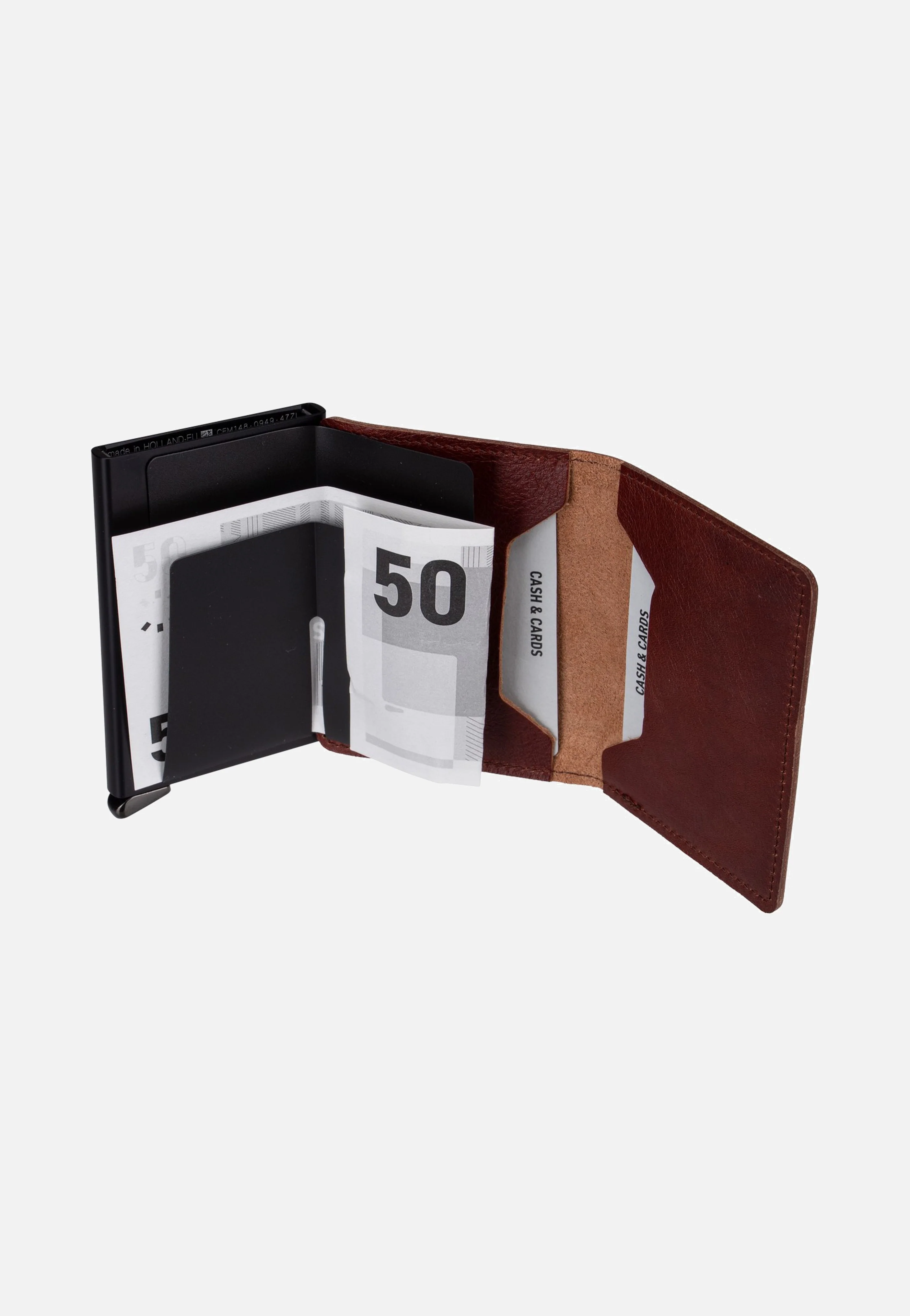 Premium Slimwallet+ Basco Brown - Portemonnaie - Image 6