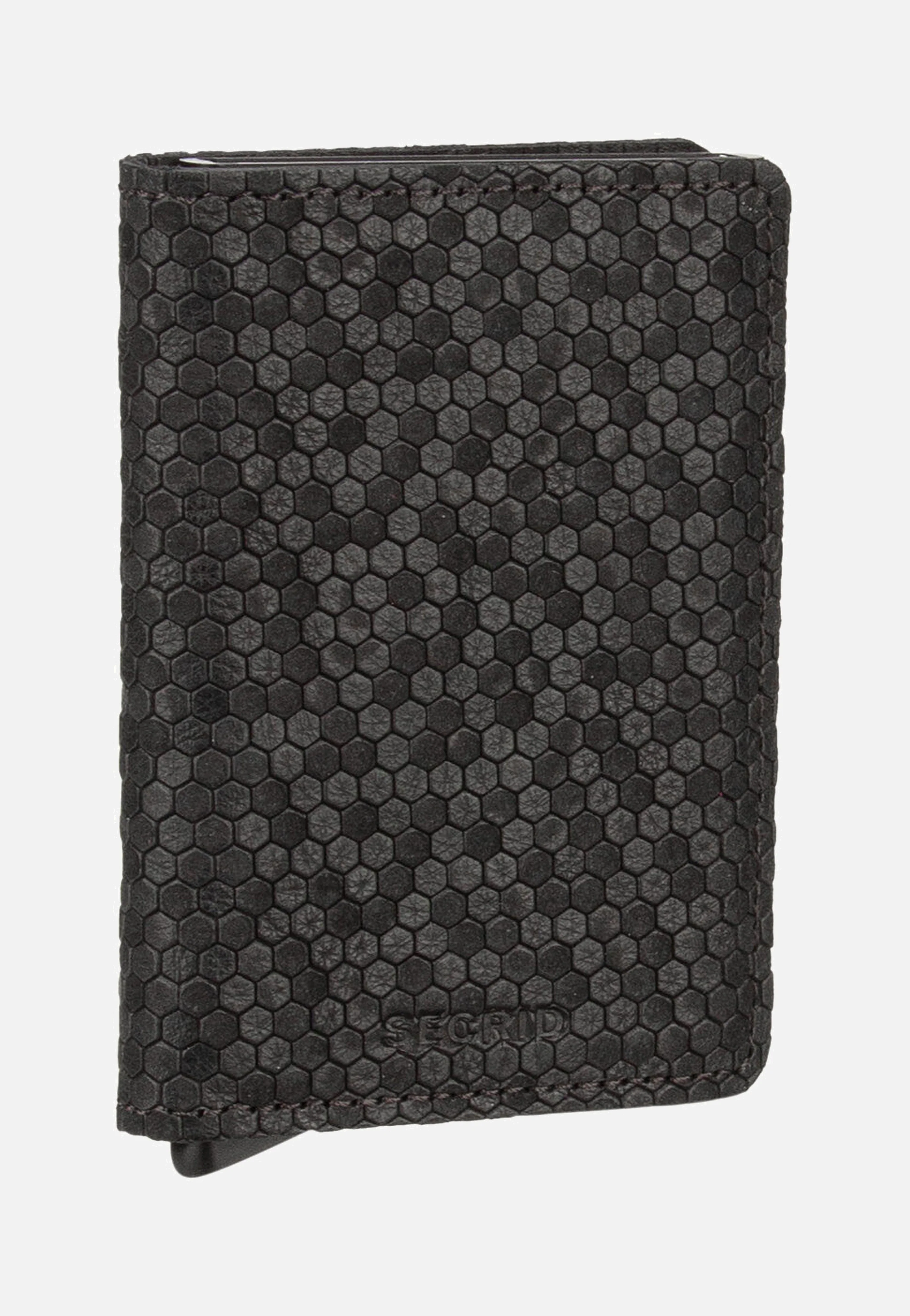 Slimwallet Hexagon Black - Portemonnaie