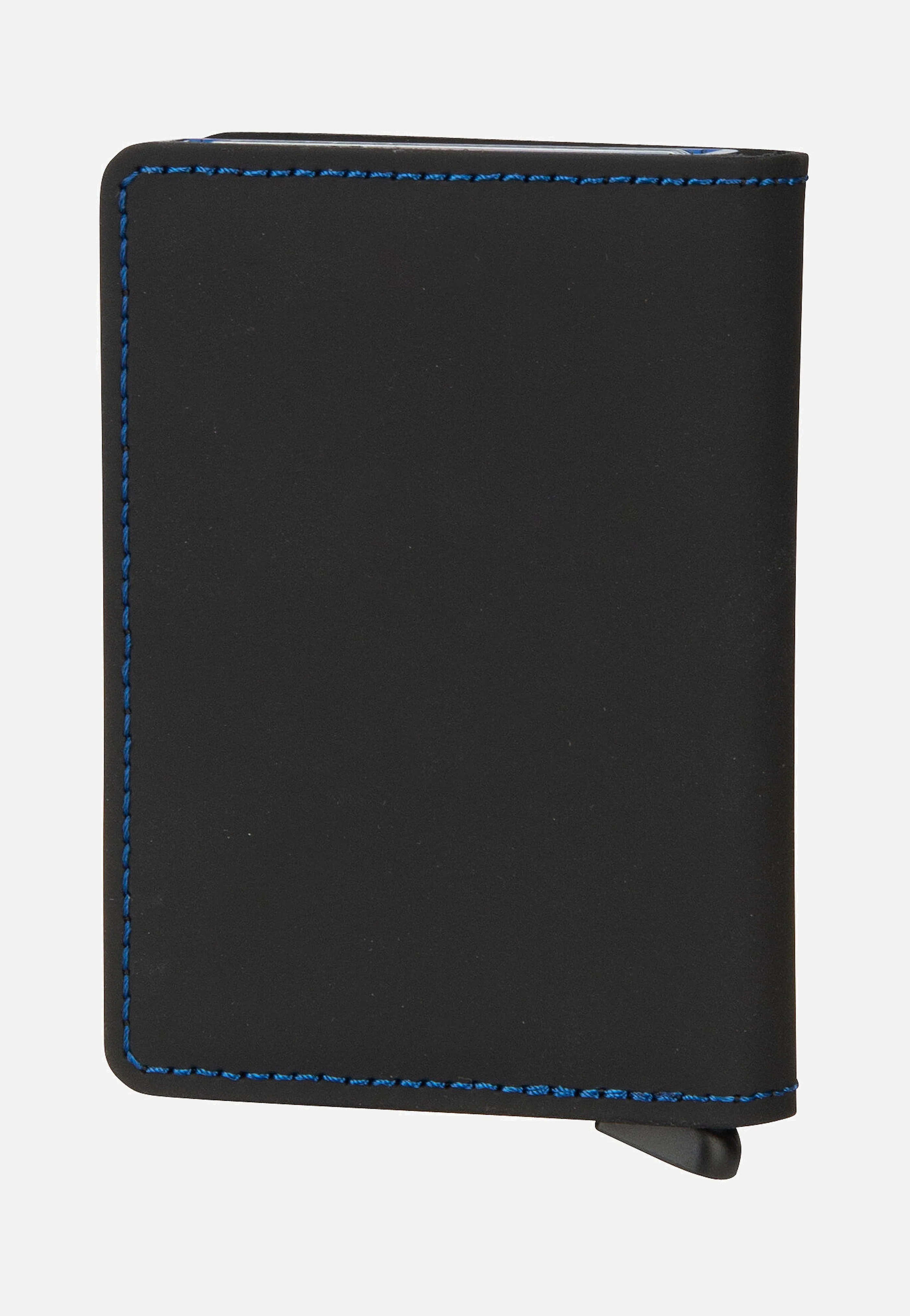 Slimwallet Matte Black & Blue - Portemonnaie - Image 2