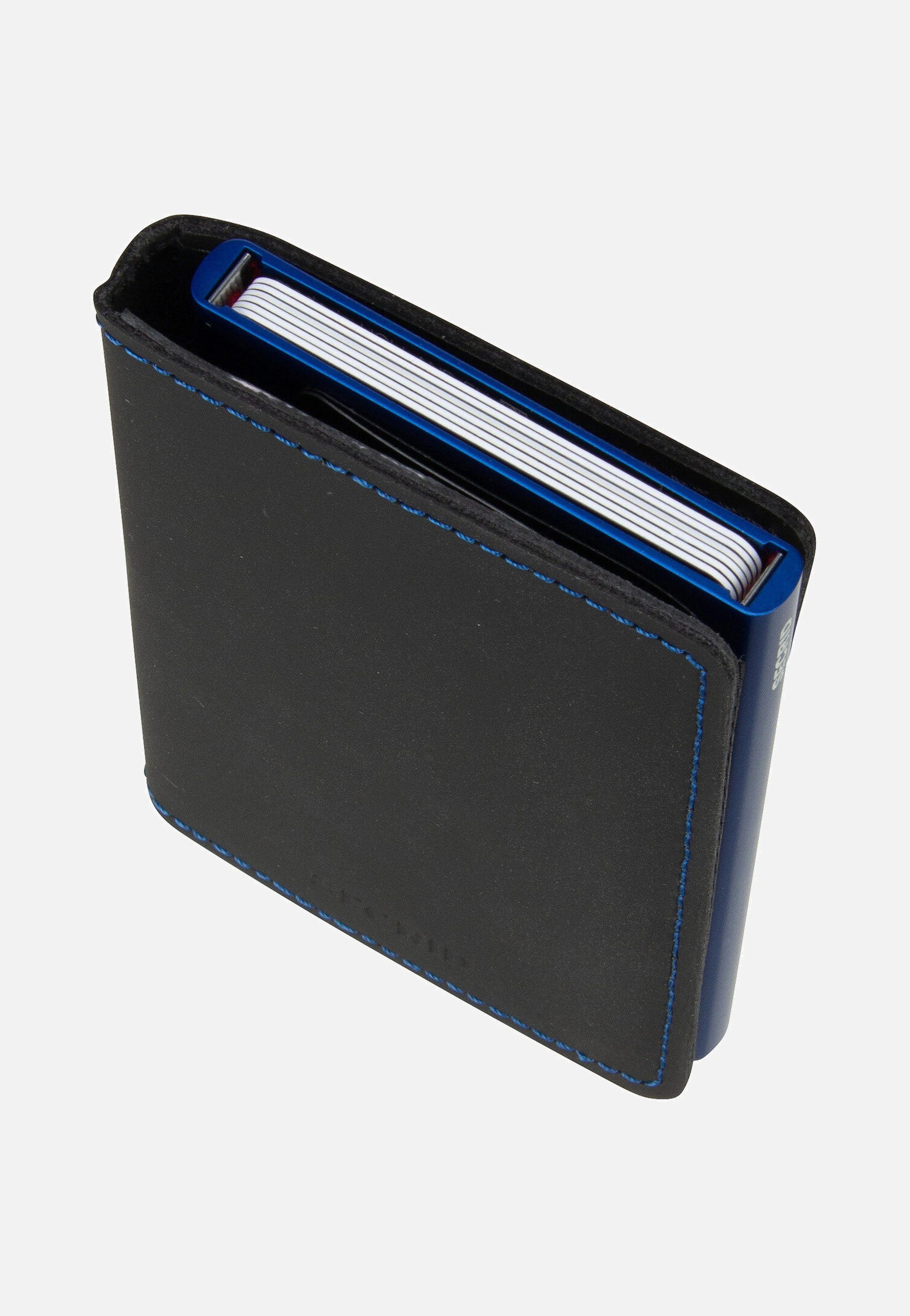 Slimwallet Matte Black & Blue - Portemonnaie - Image 6