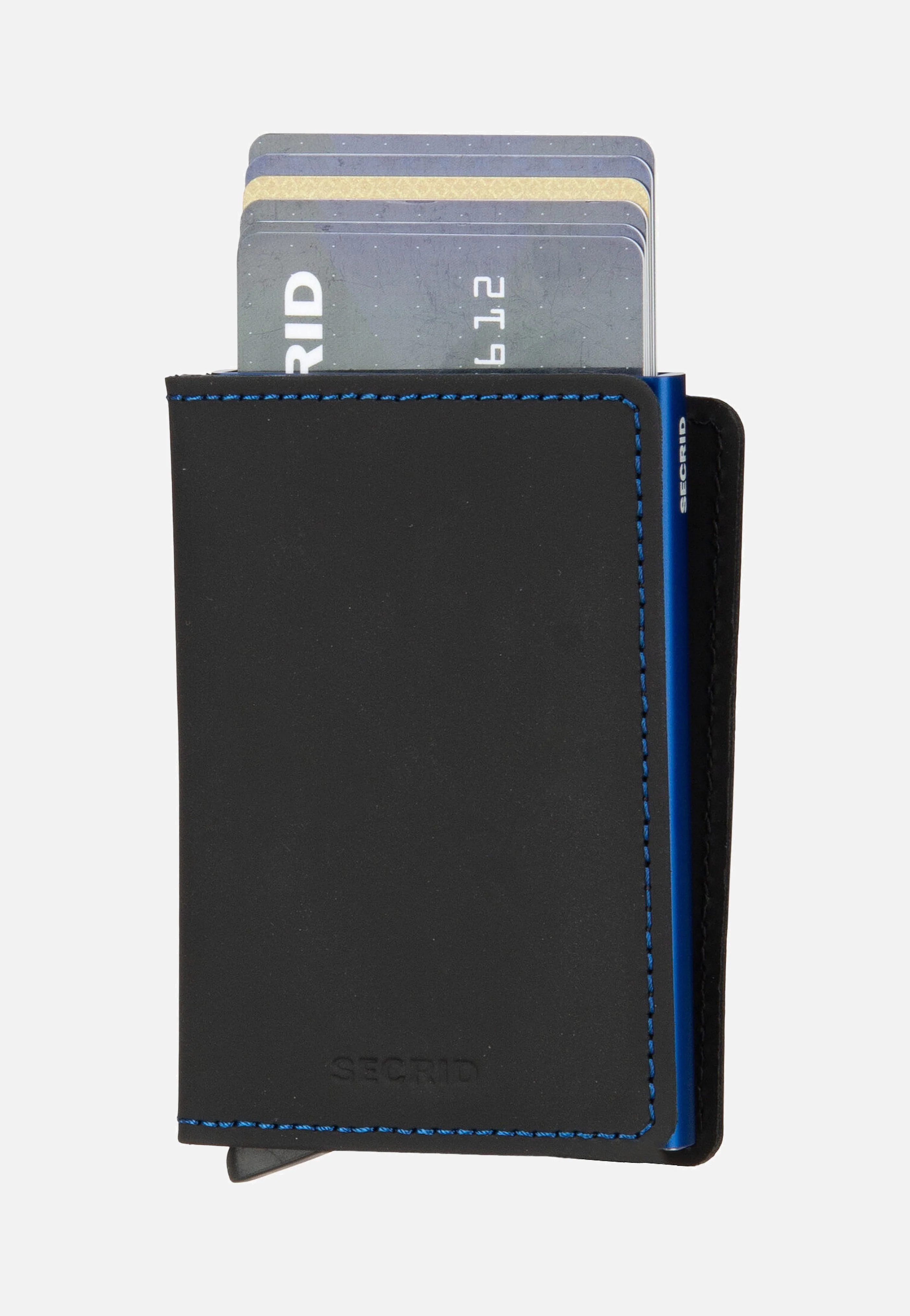Slimwallet Matte Black & Blue - Portemonnaie - Image 7