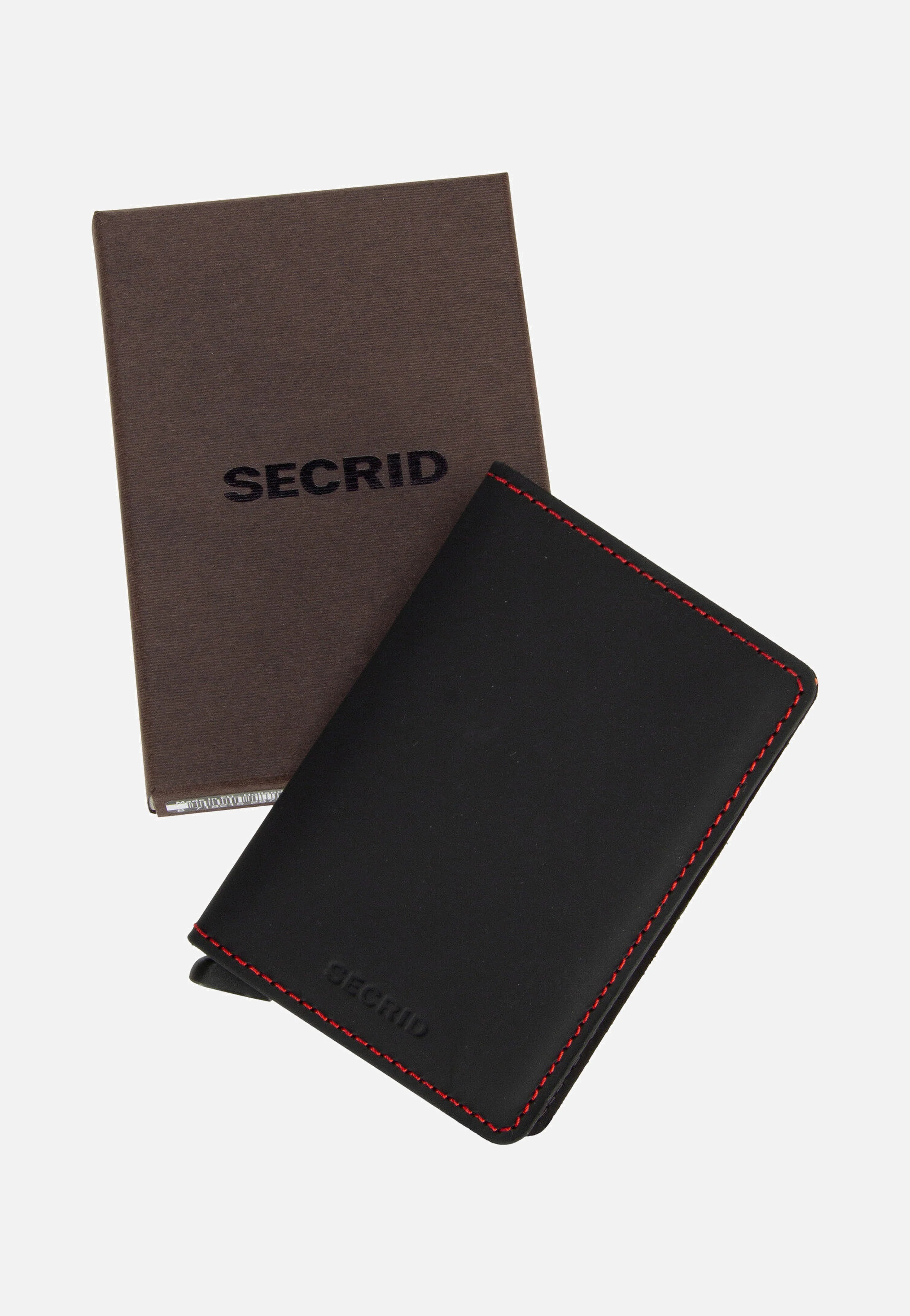 Slimwallet Matte Black & Red - Portemonnaie - Image 5