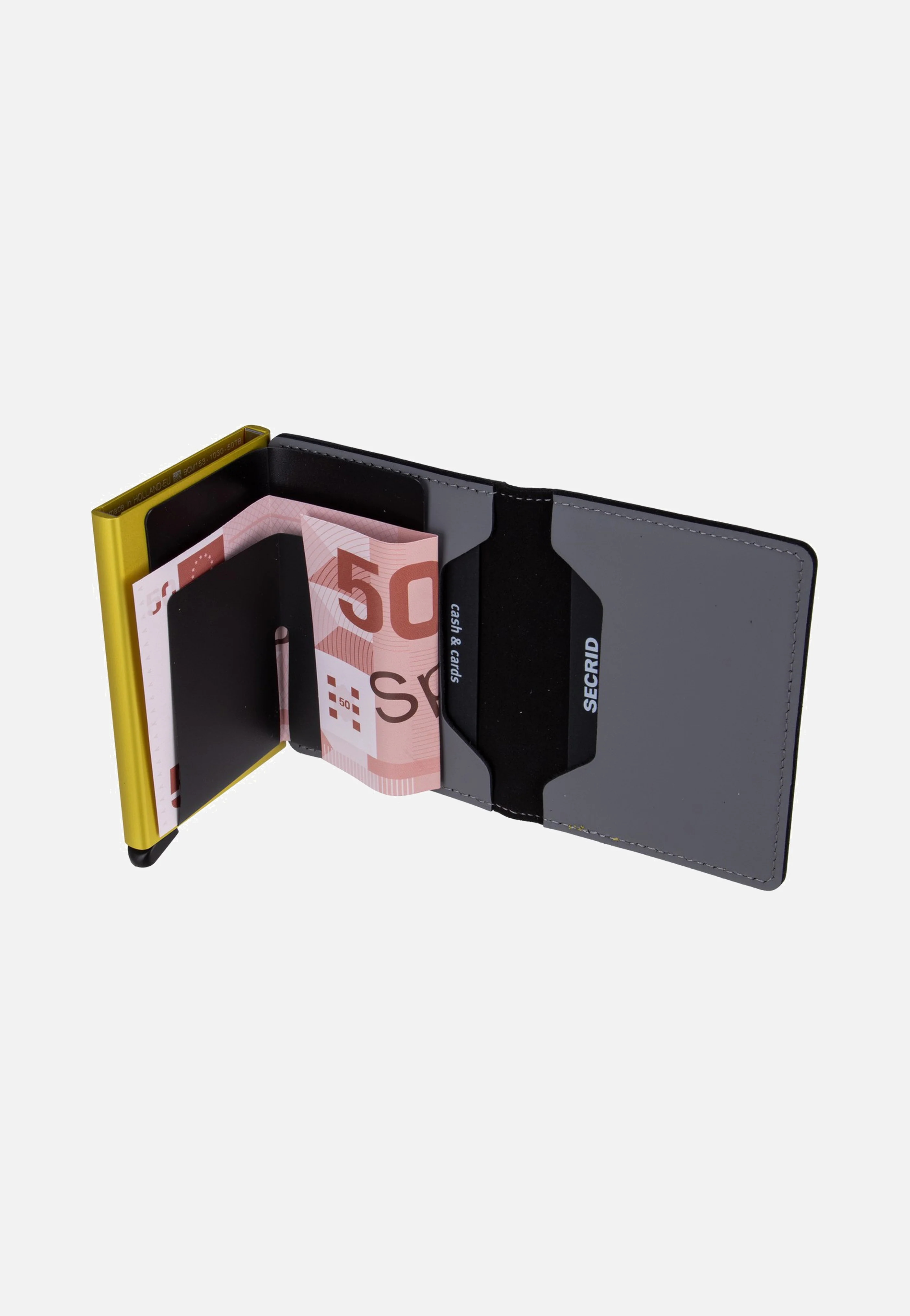 Slimwallet Matte Grey-Lime - Portemonnaie - Image 5