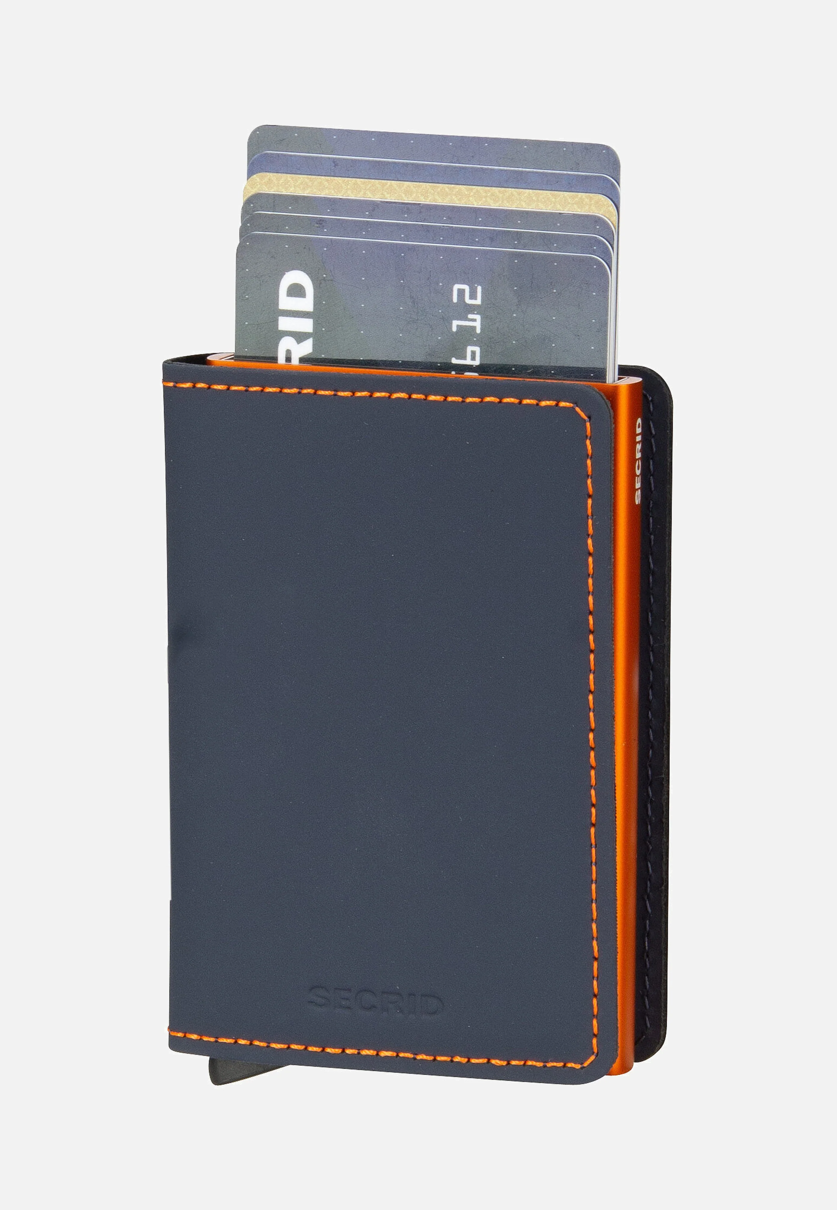 Slimwallet Matte Night Blue-Orange - Portemonnaie - Image 5