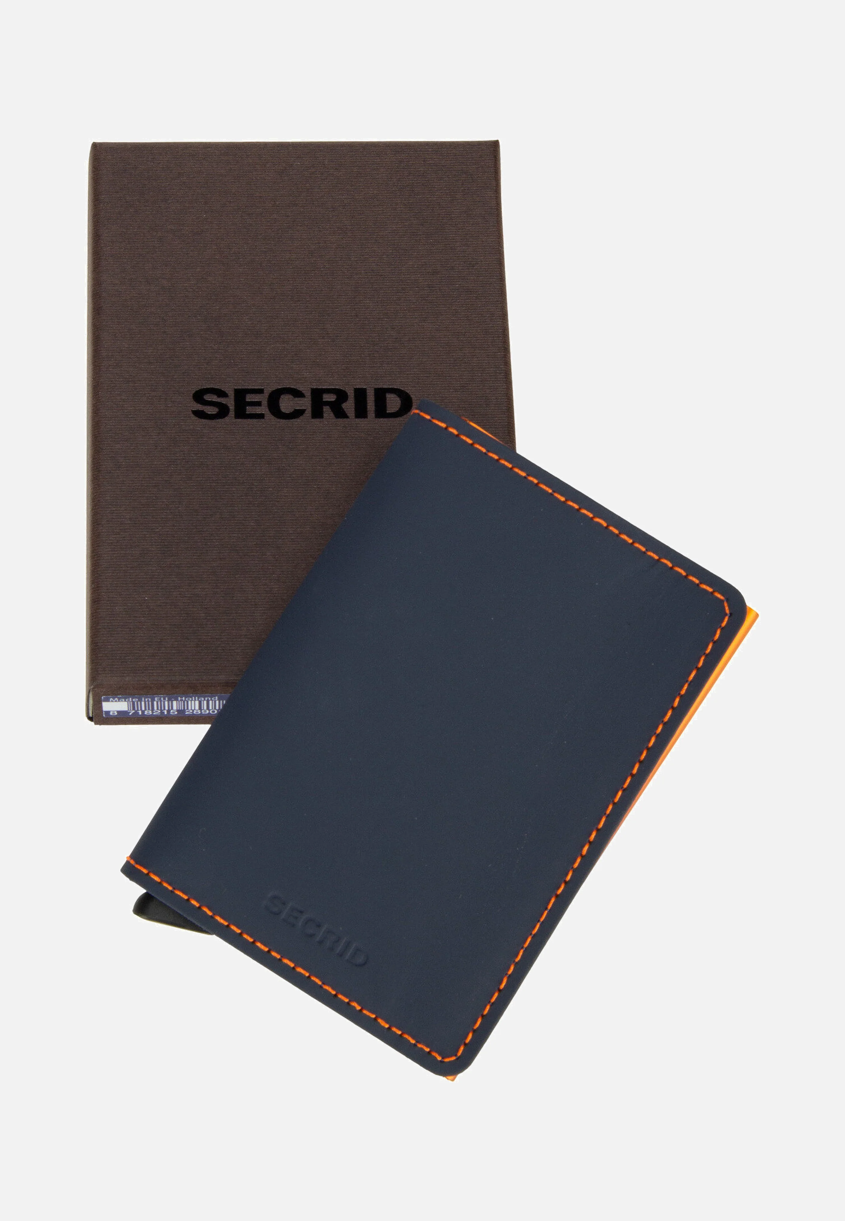 Slimwallet Matte Night Blue-Orange - Portemonnaie - Image 6