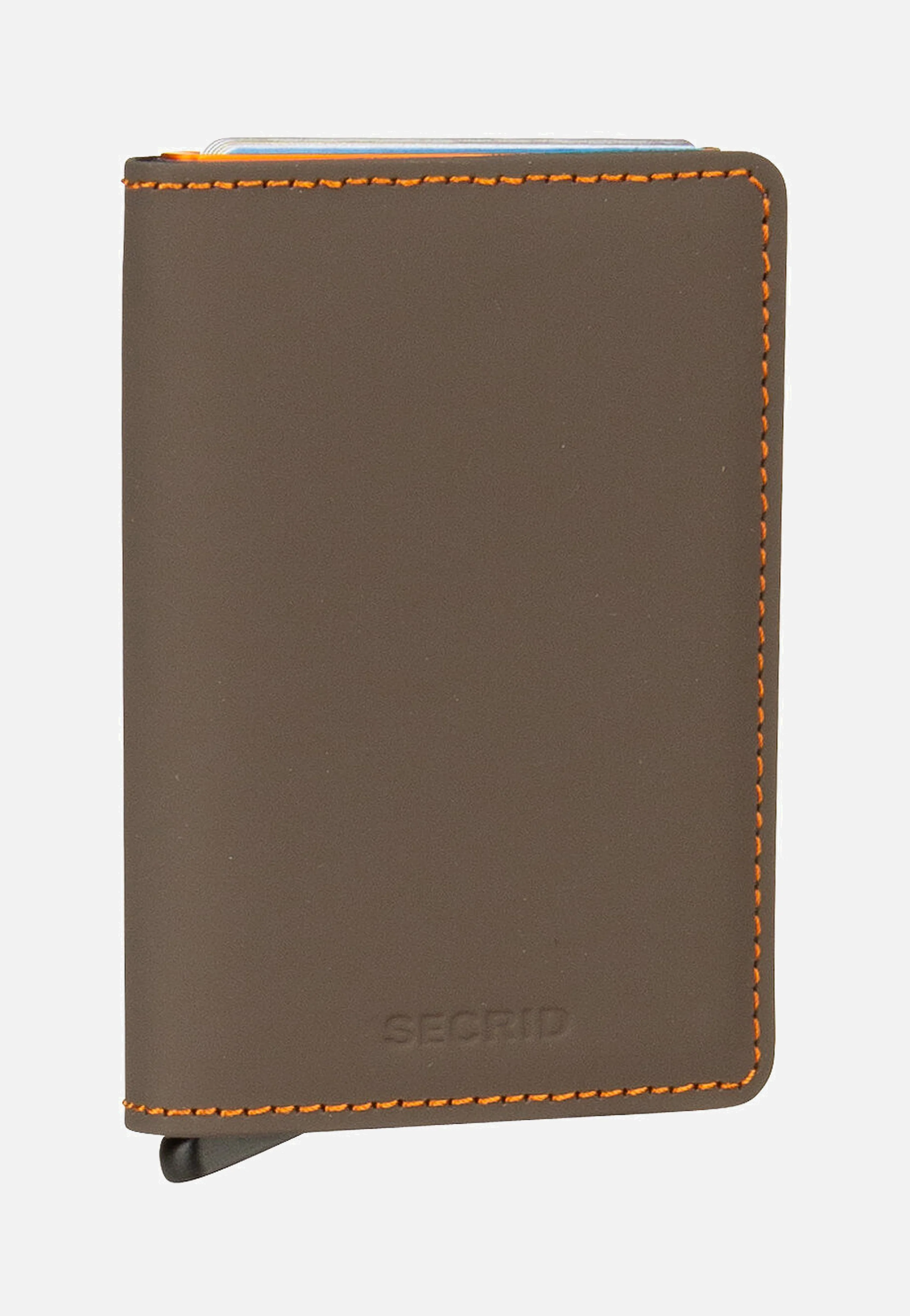 Slimwallet Matte Truffle-Orange - Portemonnaie