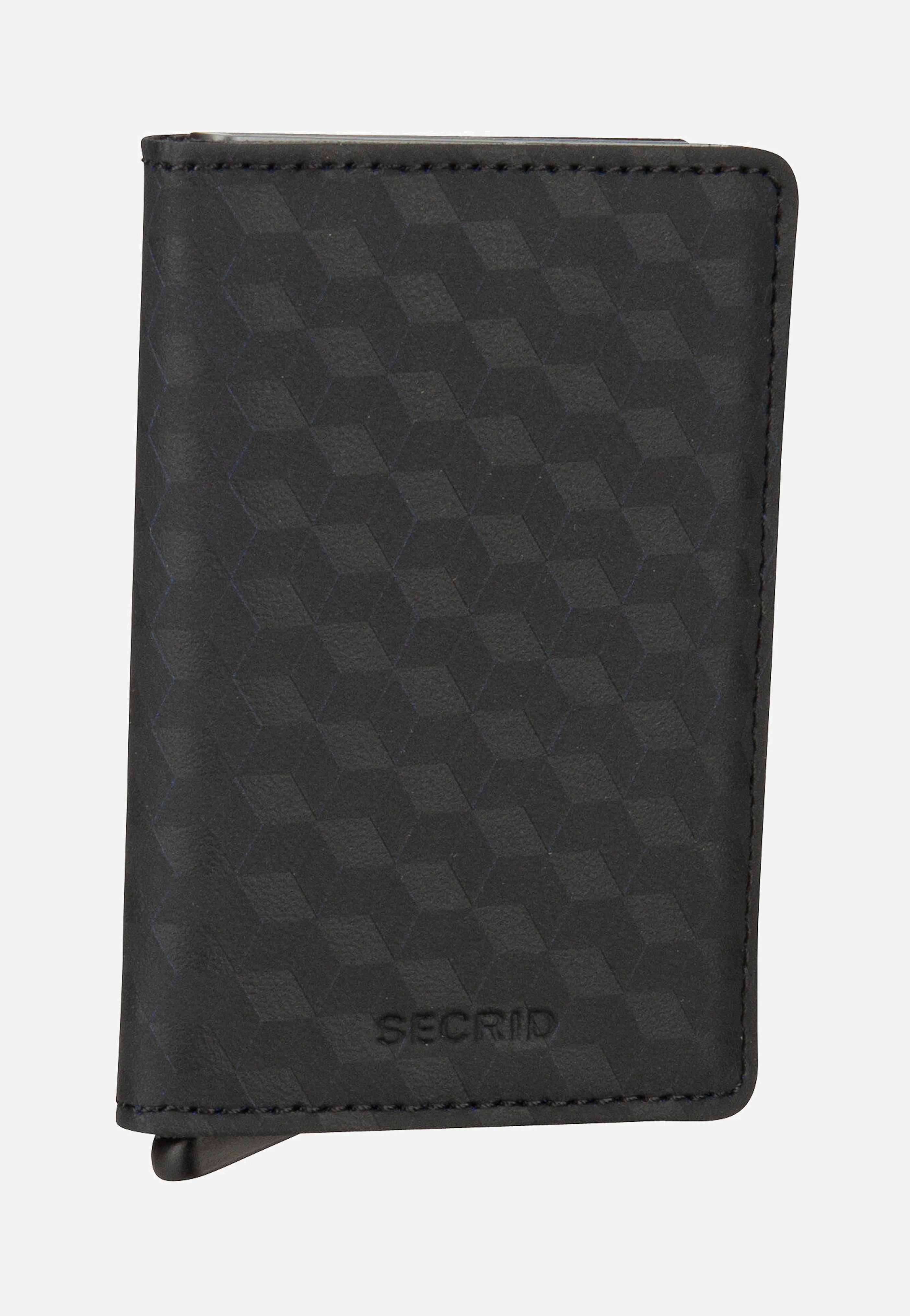 Slimwallet Optical Black-Titanium - Portemonnaie