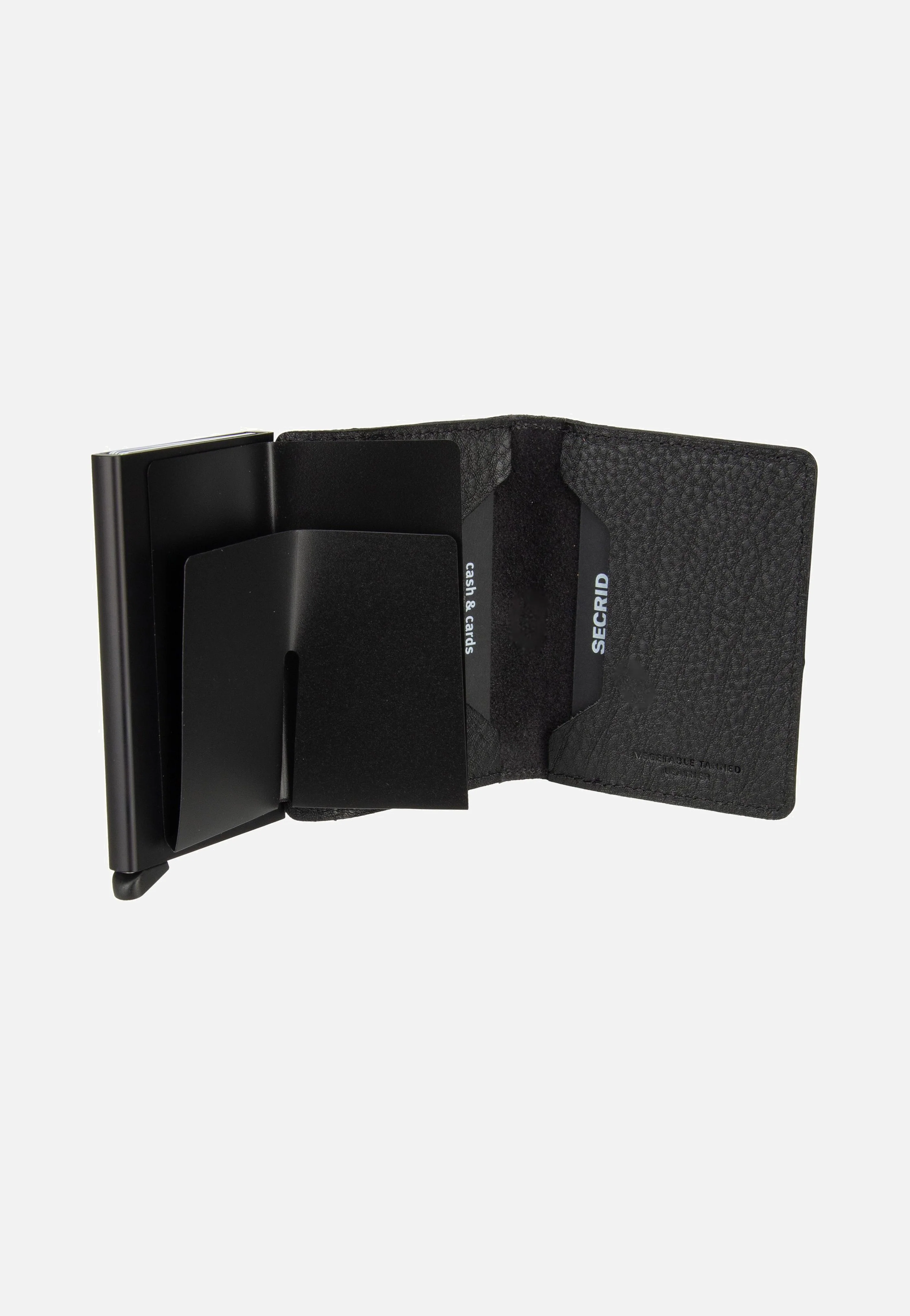 Slimwallet Veg Tanned Black-Black - Portemonnaie - Image 3