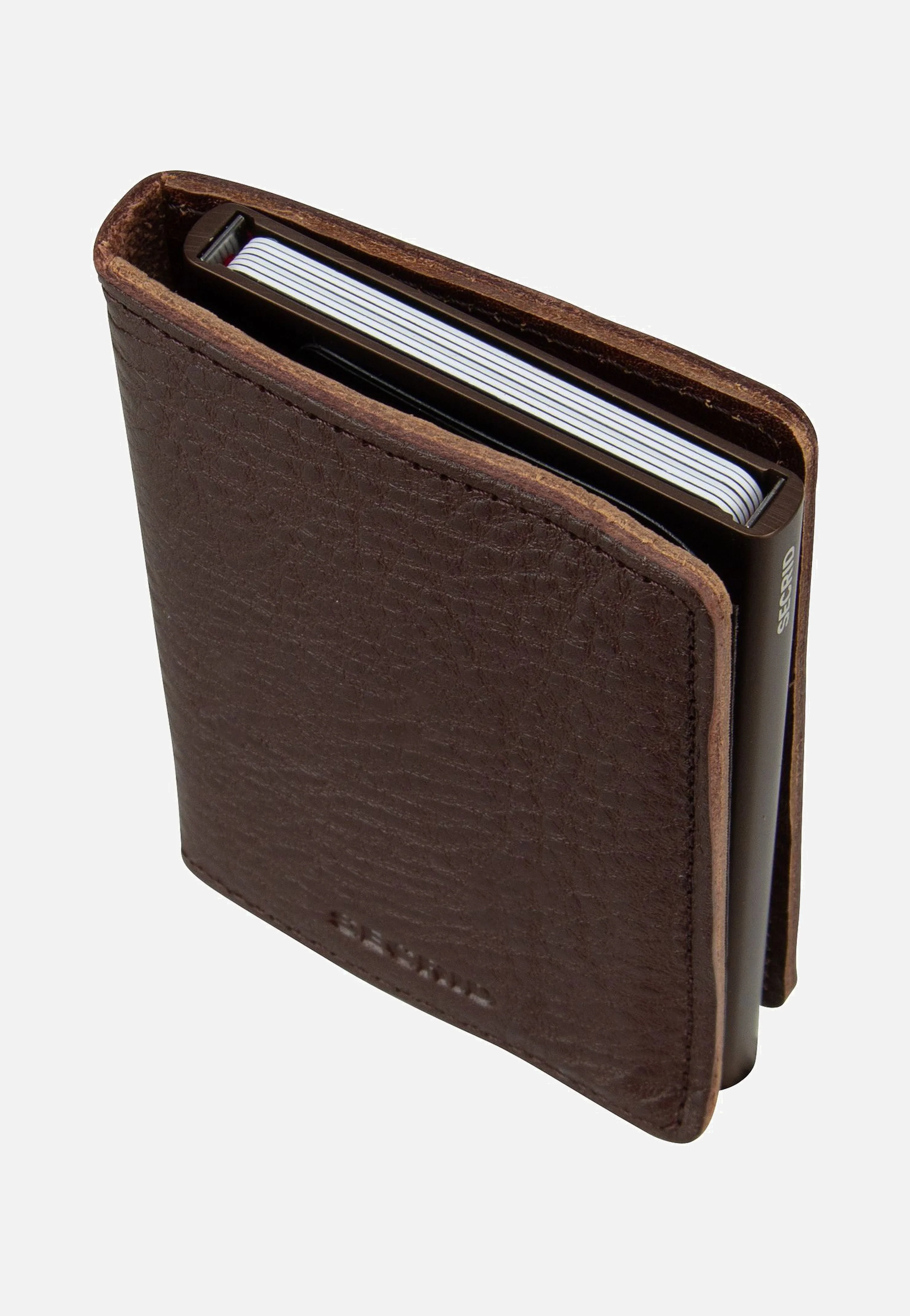 Slimwallet Veg Tanned Espresso-Brown - Portemonnaie - Image 5
