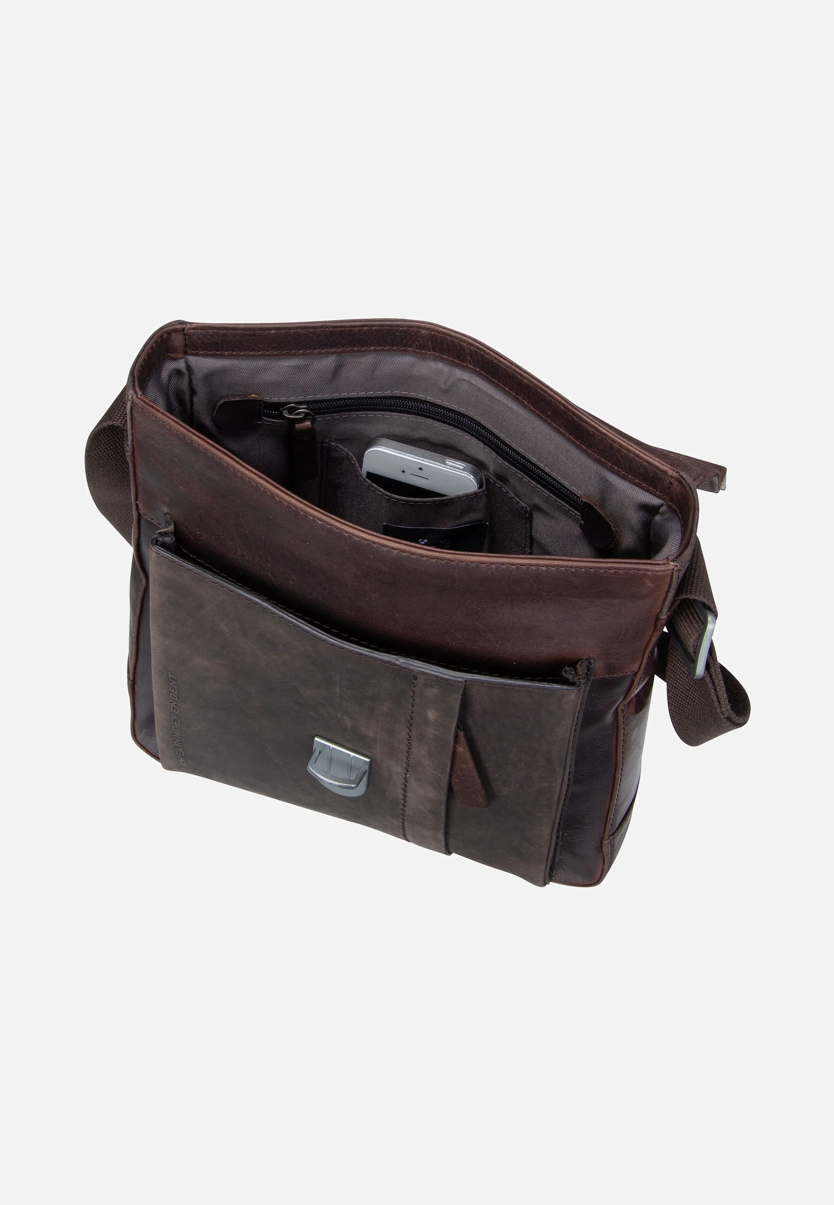 Brick Lane Jeremy SVF Dark Brown - Crossbody Bag - Image 3