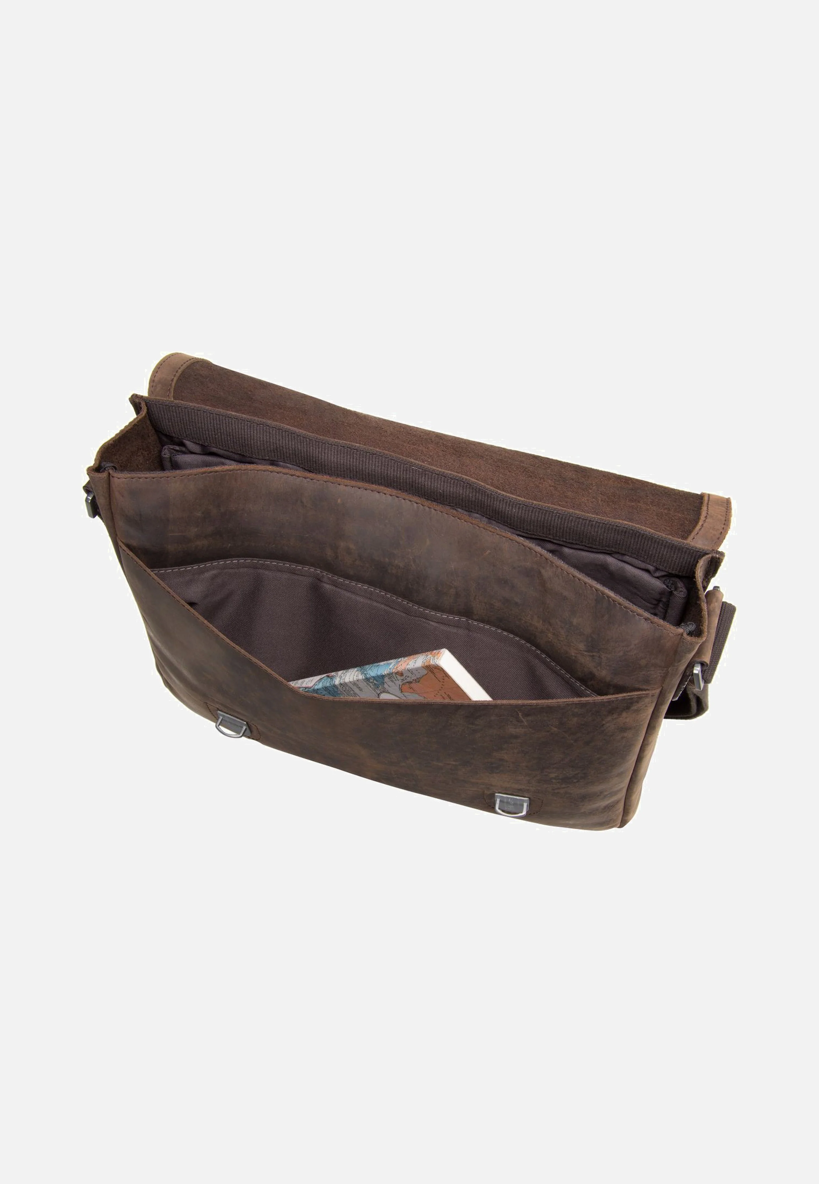 Richmond Messenger LH Dark Brown - Messenger Bag - Image 5
