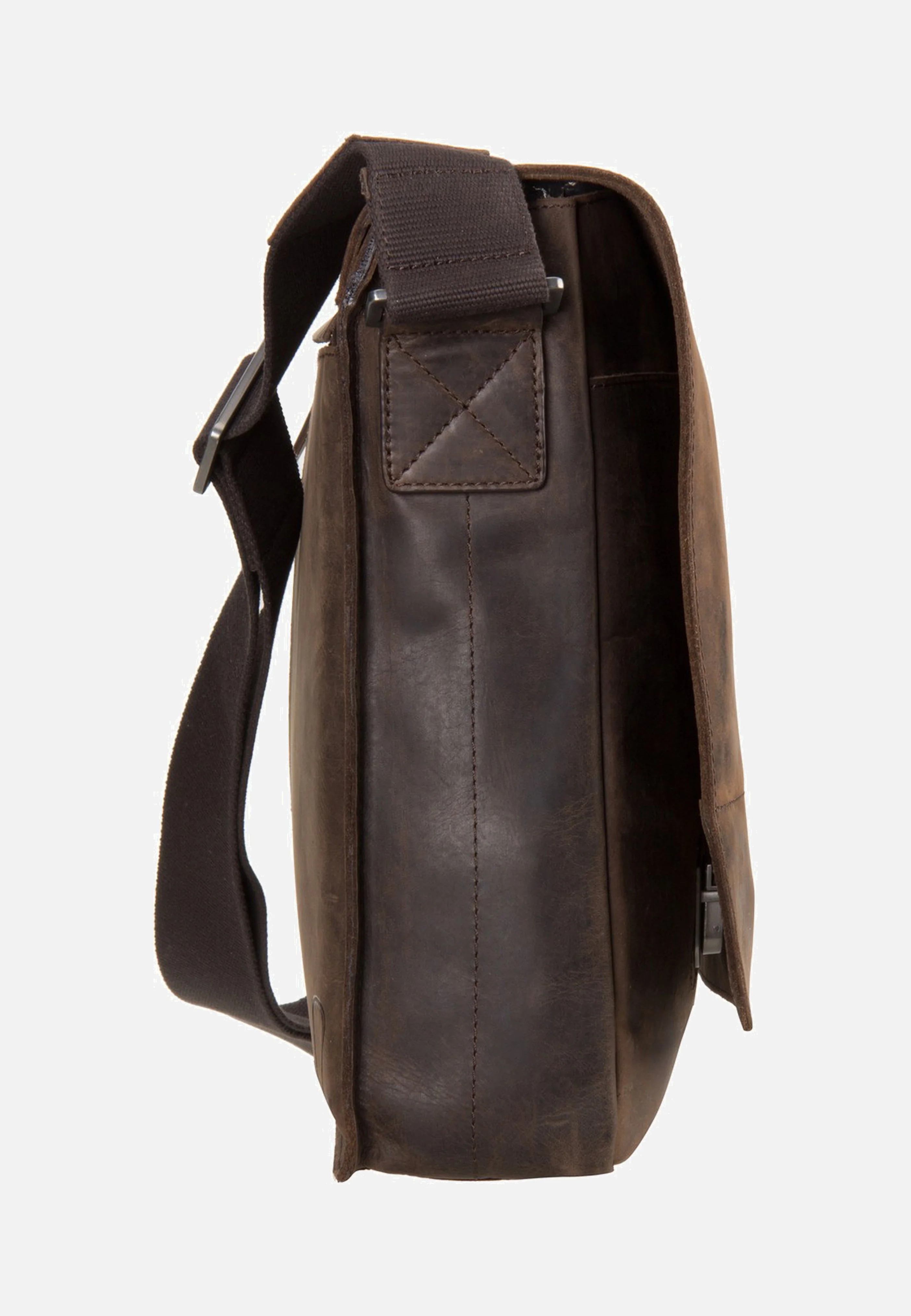 Richmond Messenger LH Dark Brown - Messenger Bag - Image 8