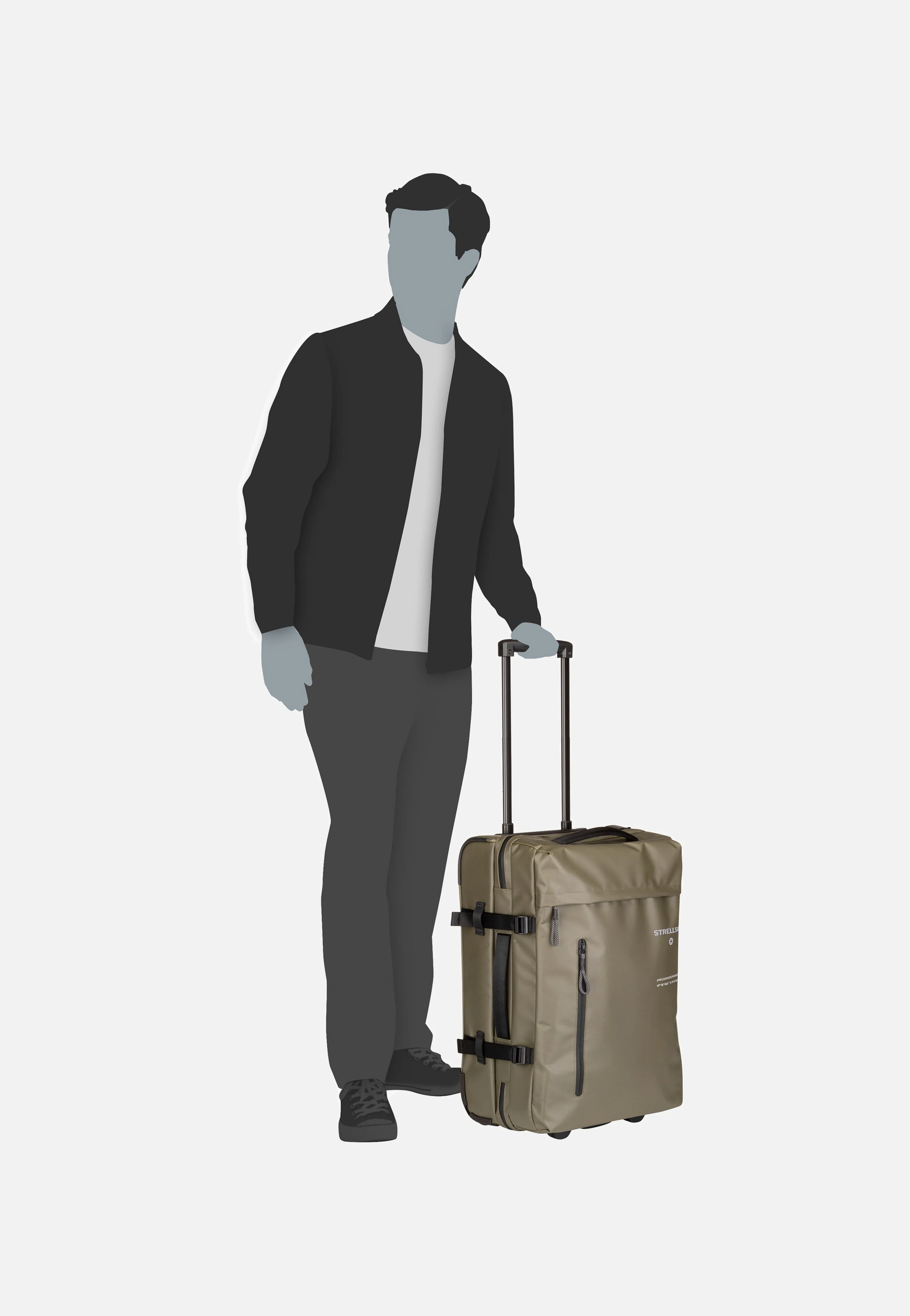 Stockwell 2.0 C55 Trolleycase SVZ Khaki - Koffer - Image 7