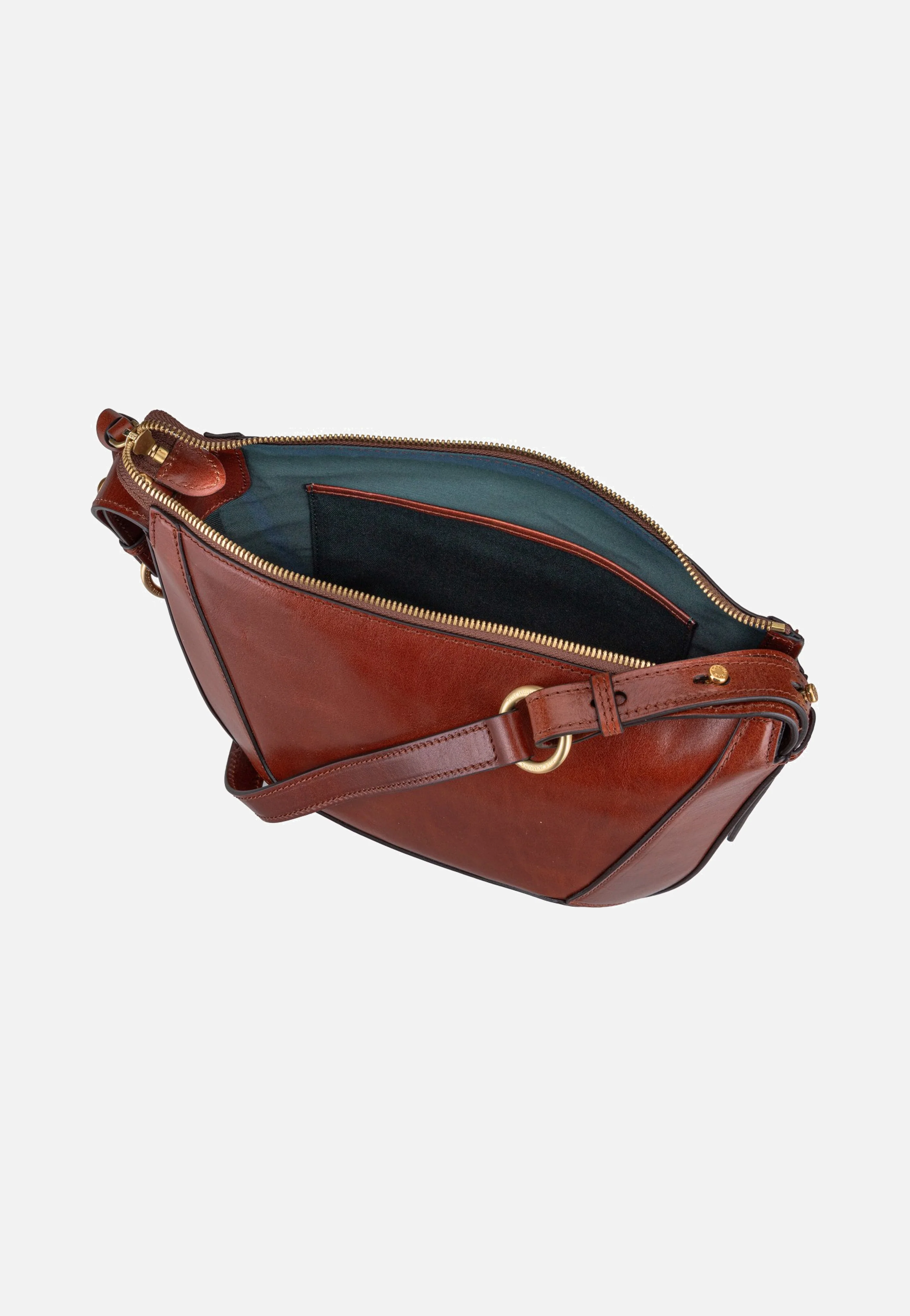 Fedora Crossbody Marrone/Oro - Crossbody Bag - Image 6