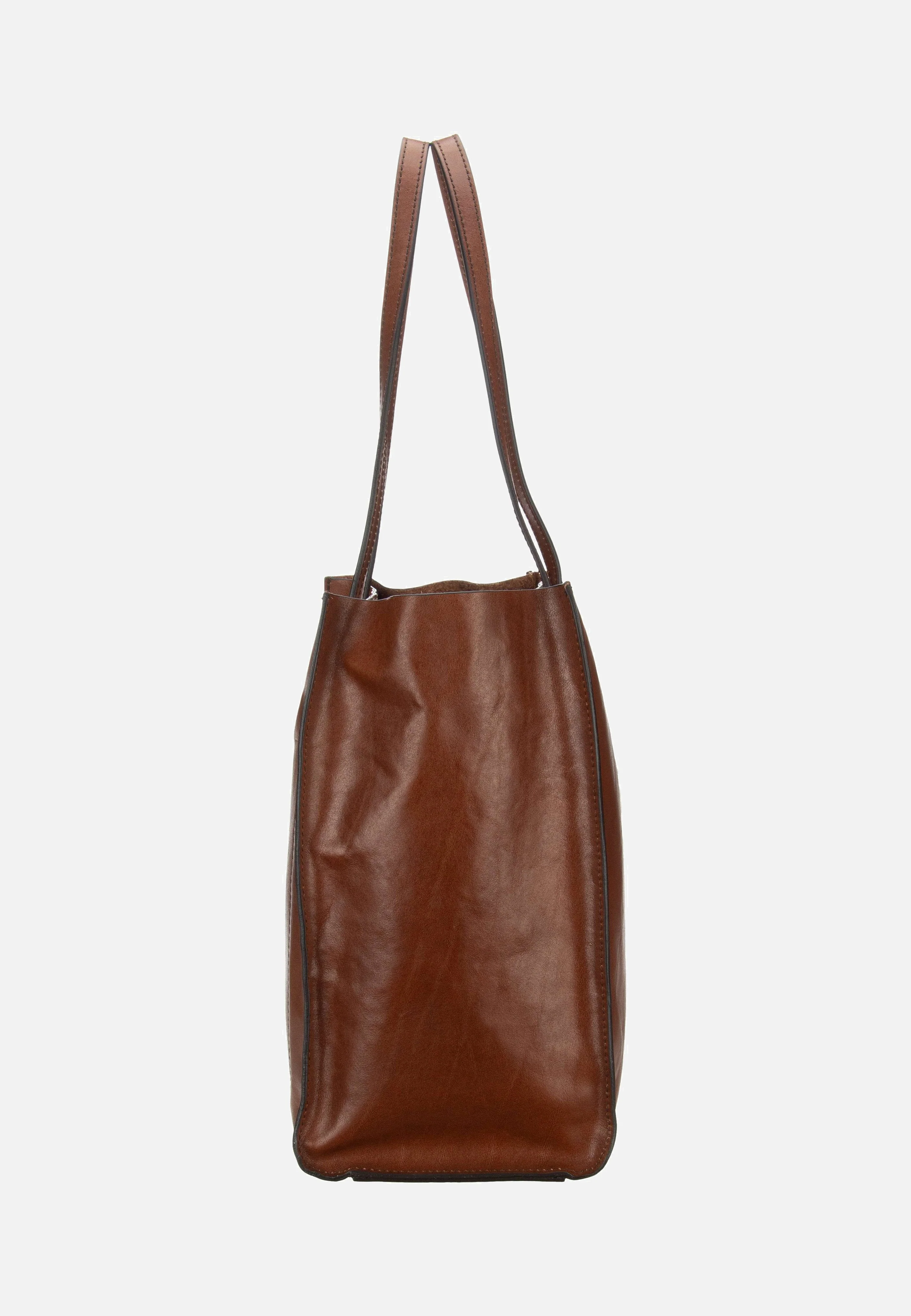 Mirra Shopping with Zip 1314 Marrone/Oro - Shopper - Image 4