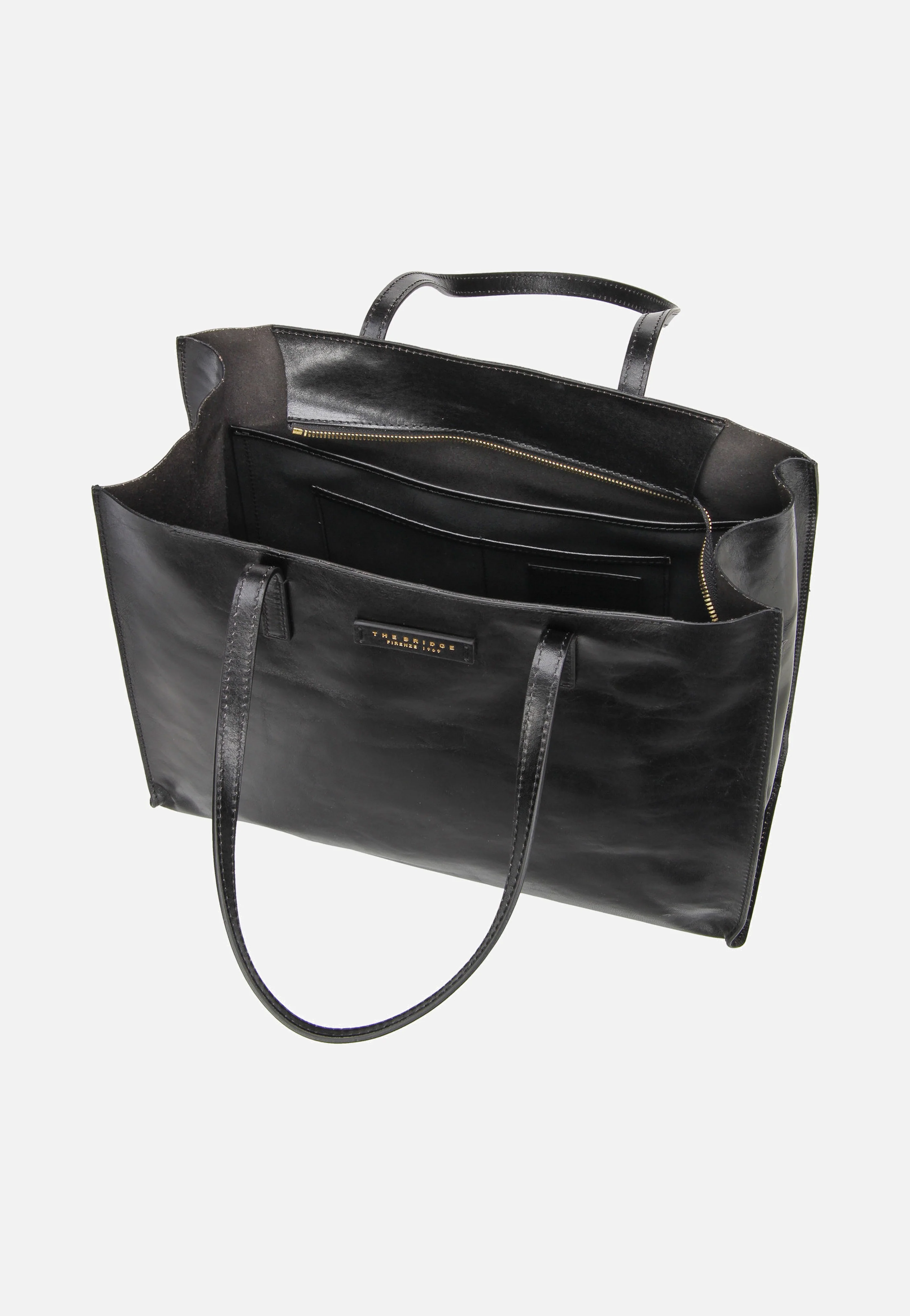 Mirra Shopping with Zip 1314 Nero/Oro - Shopper - Image 3
