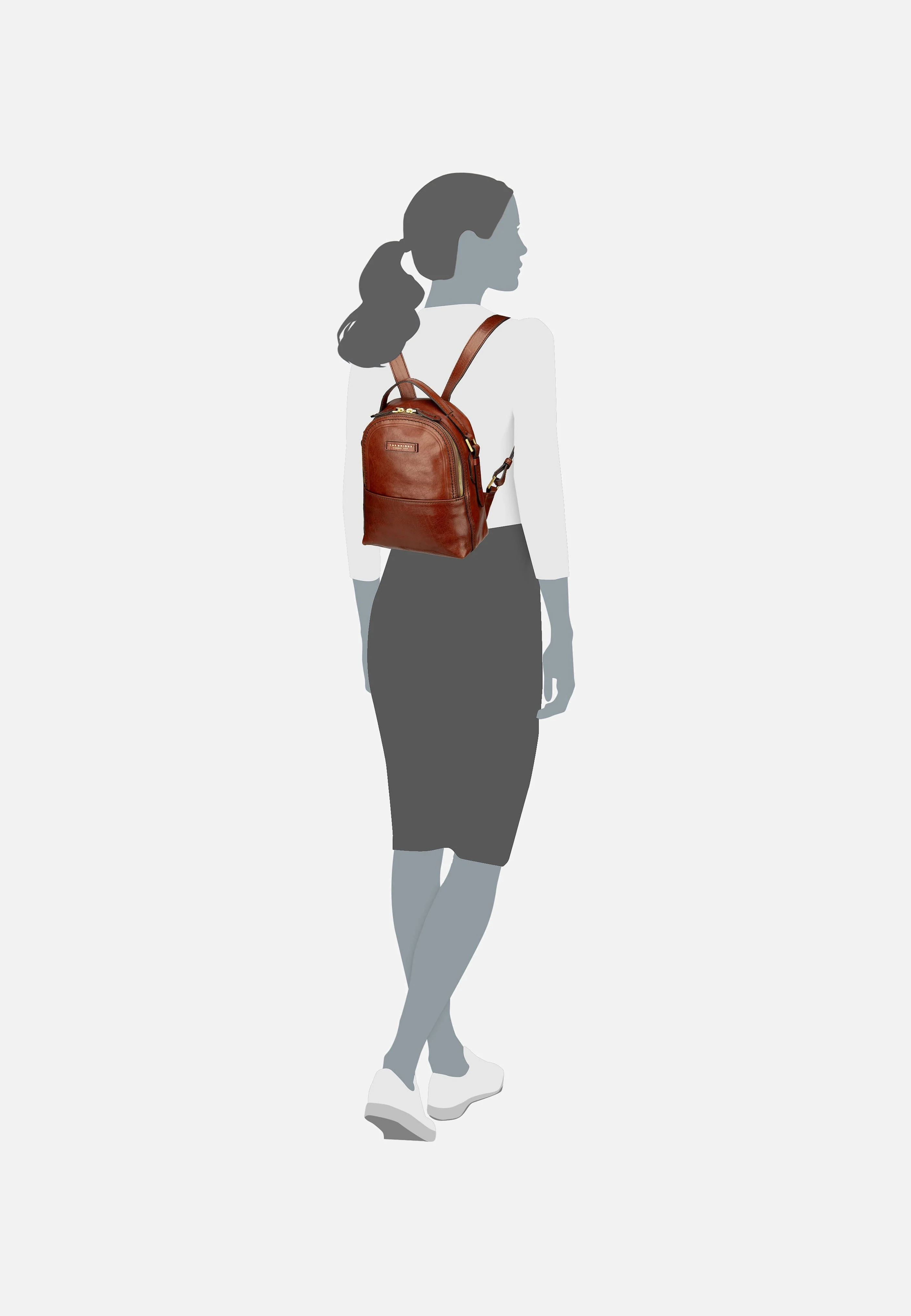 Pearl District 4123 Marrone/Oro - Rucksack - Image 5