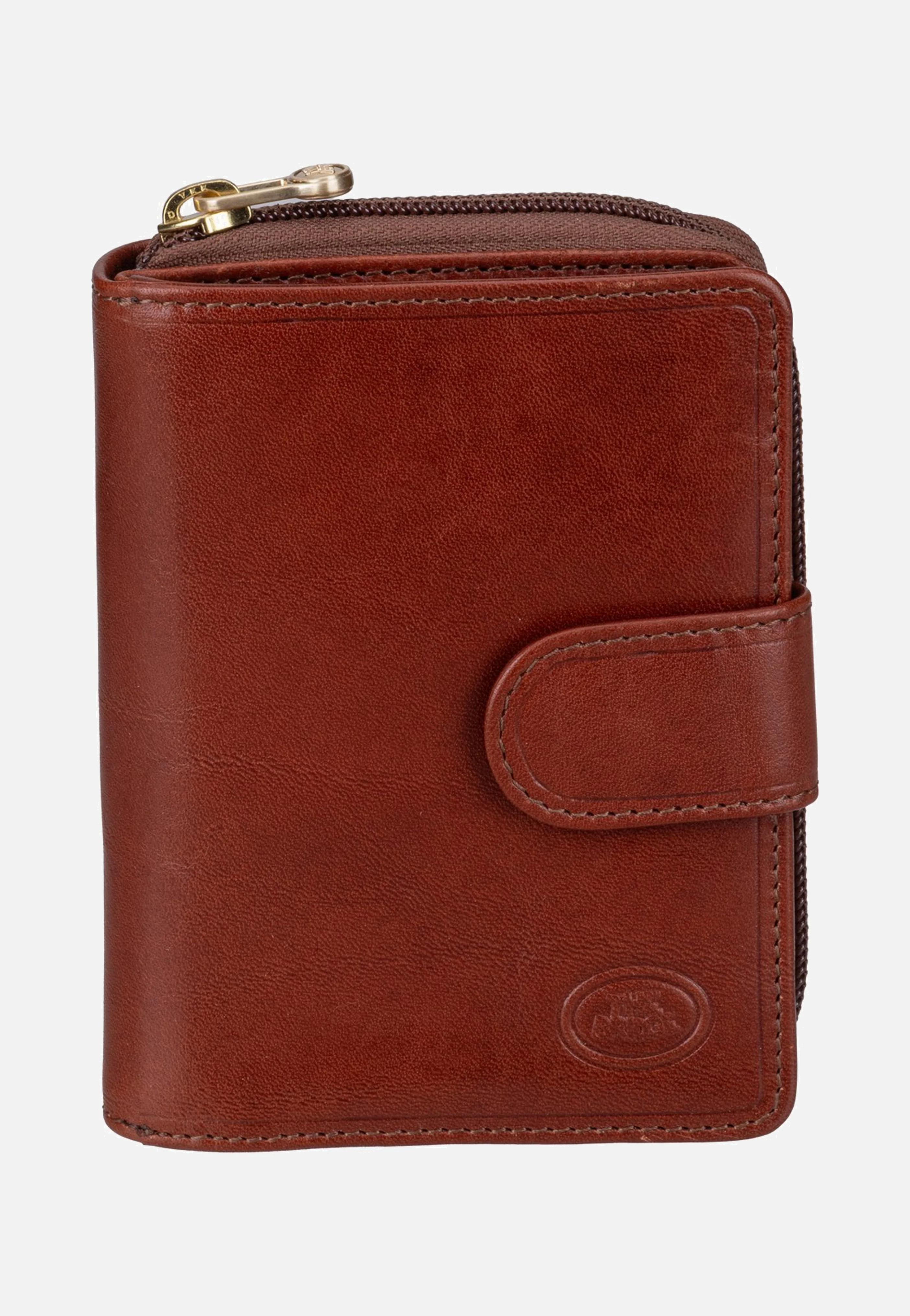 Stodo Medium W/Zip Pocket 5 D Marrone/Oro - Portemonnaie - Image 2