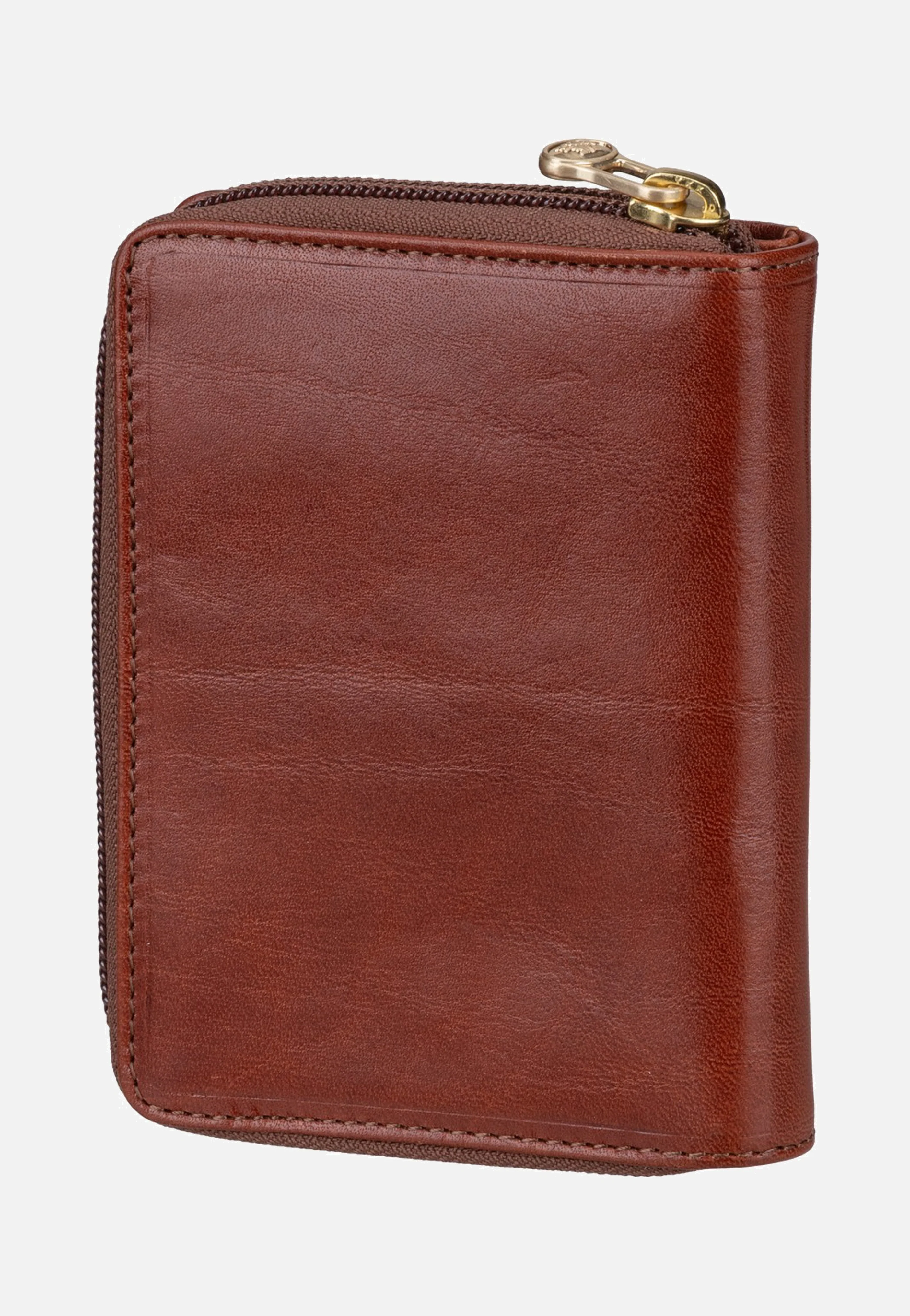 Stodo Medium W/Zip Pocket 5 D Marrone/Oro - Portemonnaie - Image 3