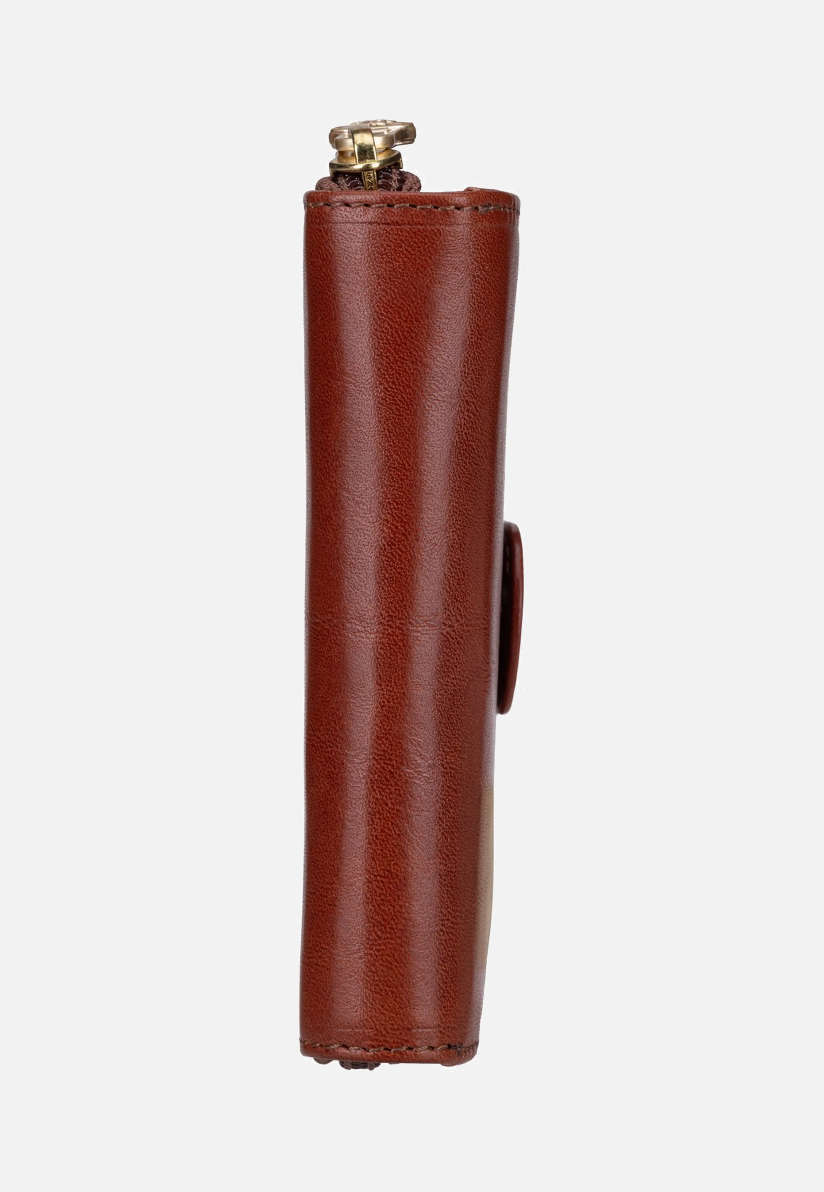 Stodo Medium W/Zip Pocket 5 D Marrone/Oro - Portemonnaie - Image 4
