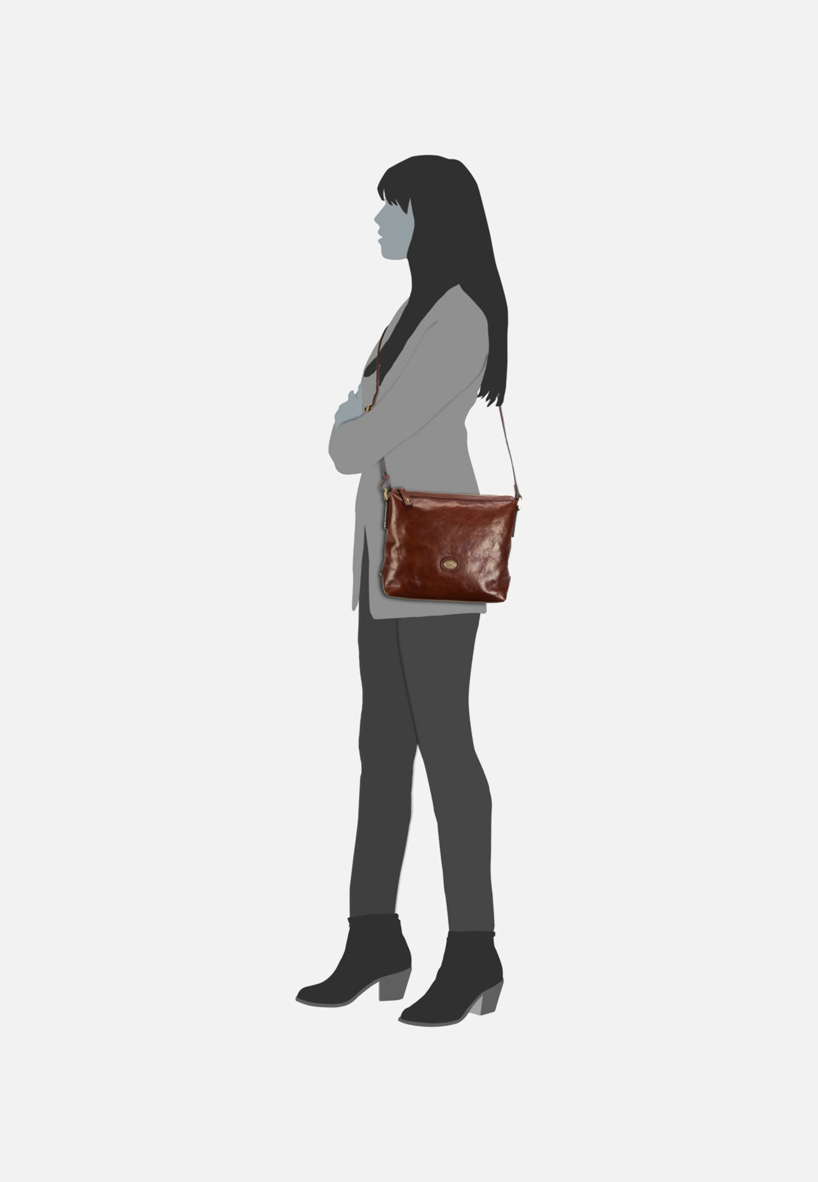 Story Donna Handtasche Braun - Beuteltasche - Image 6