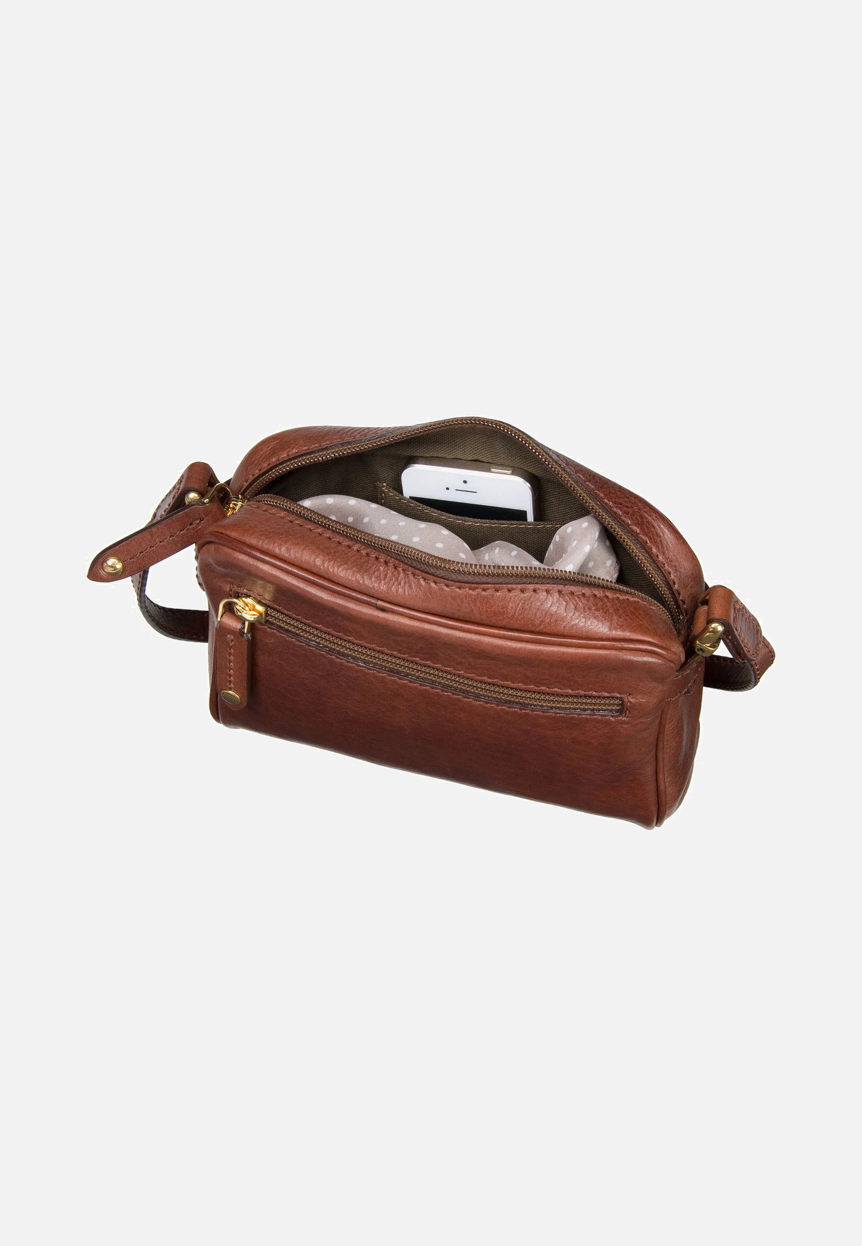 Story Donna Shoulder Bag Marrone/Oro - Crossbody Bag - Image 3