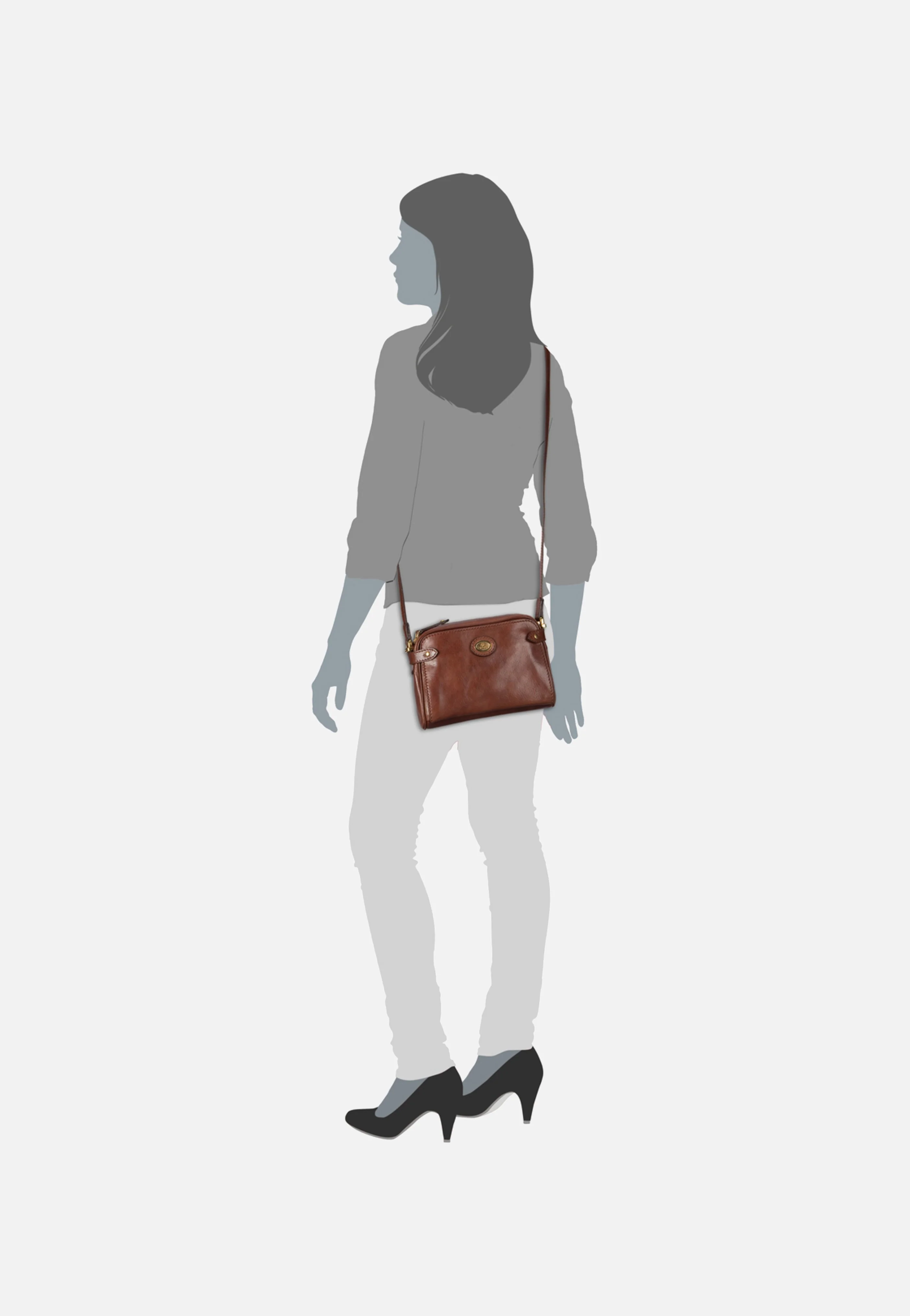 Story Donna Shoulder Bag Marrone/Oro - Crossbody Bag - Image 6