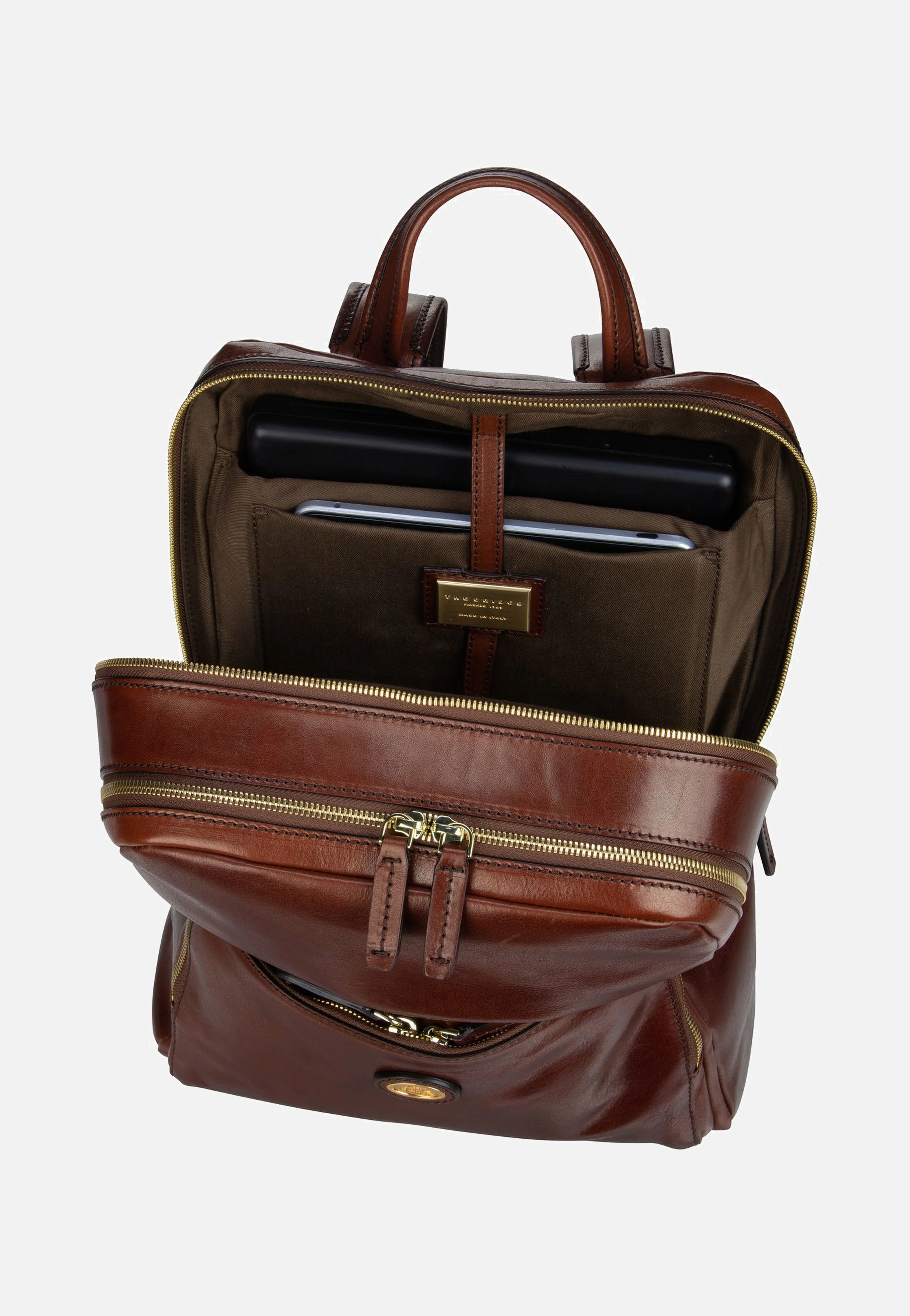 Story Uomo 4810 Marrone/Oro - Rucksack - Image 4