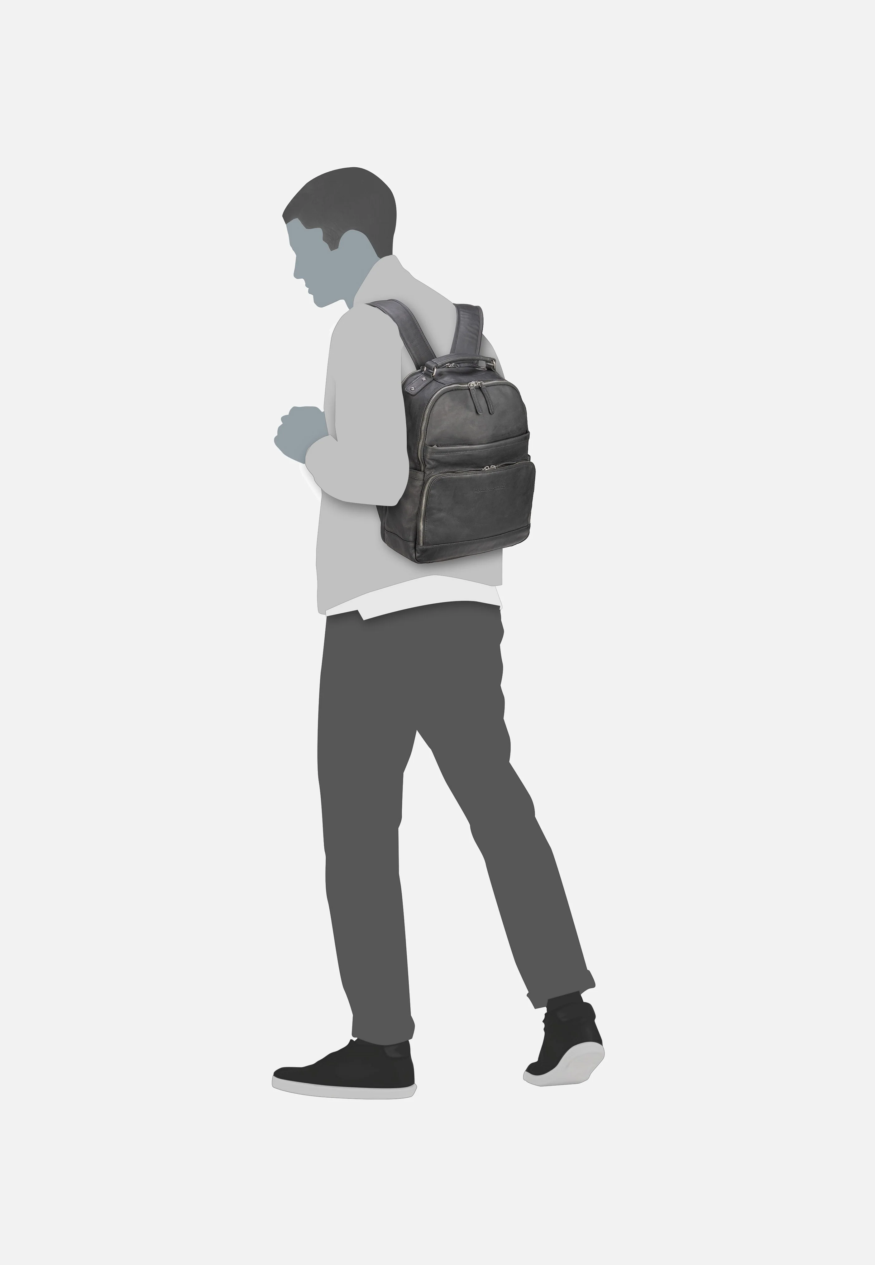 Austin 0184 Black - Rucksack - Image 8