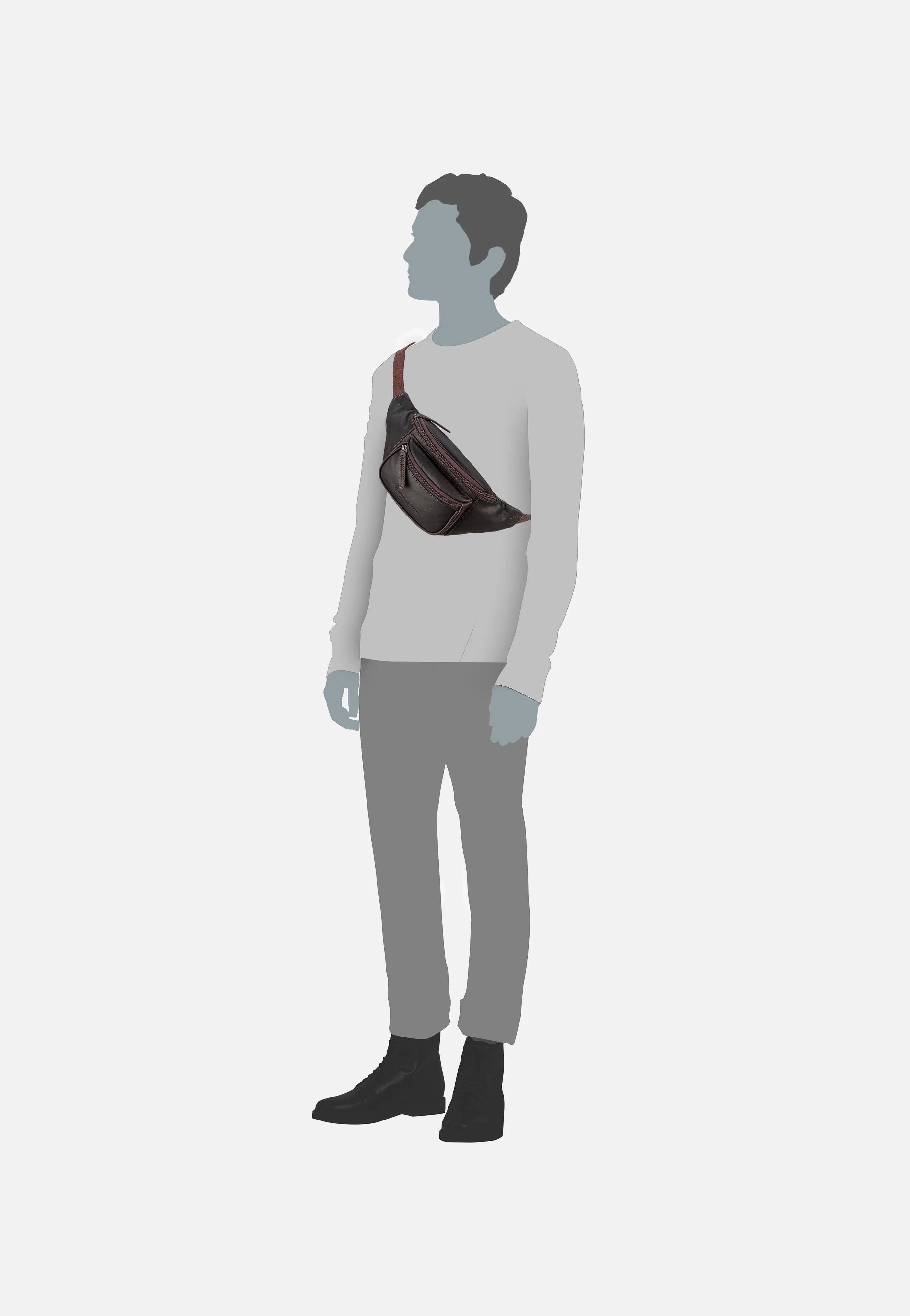 Jack 0002 Brown - Bauchtasche - Image 5