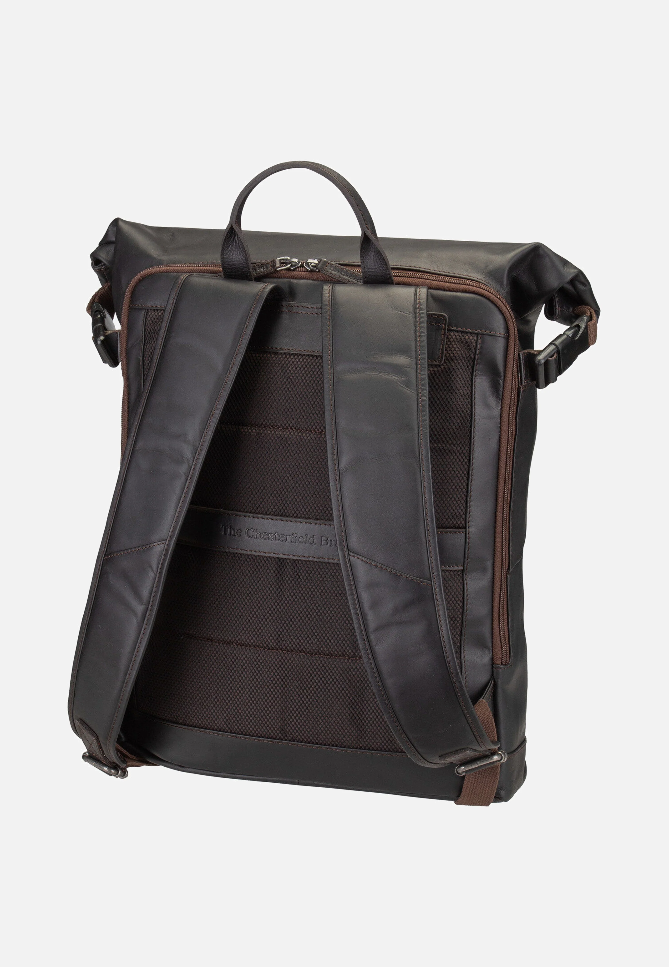 Liverpool 0309 Brown - Rolltop Rucksack - Image 2