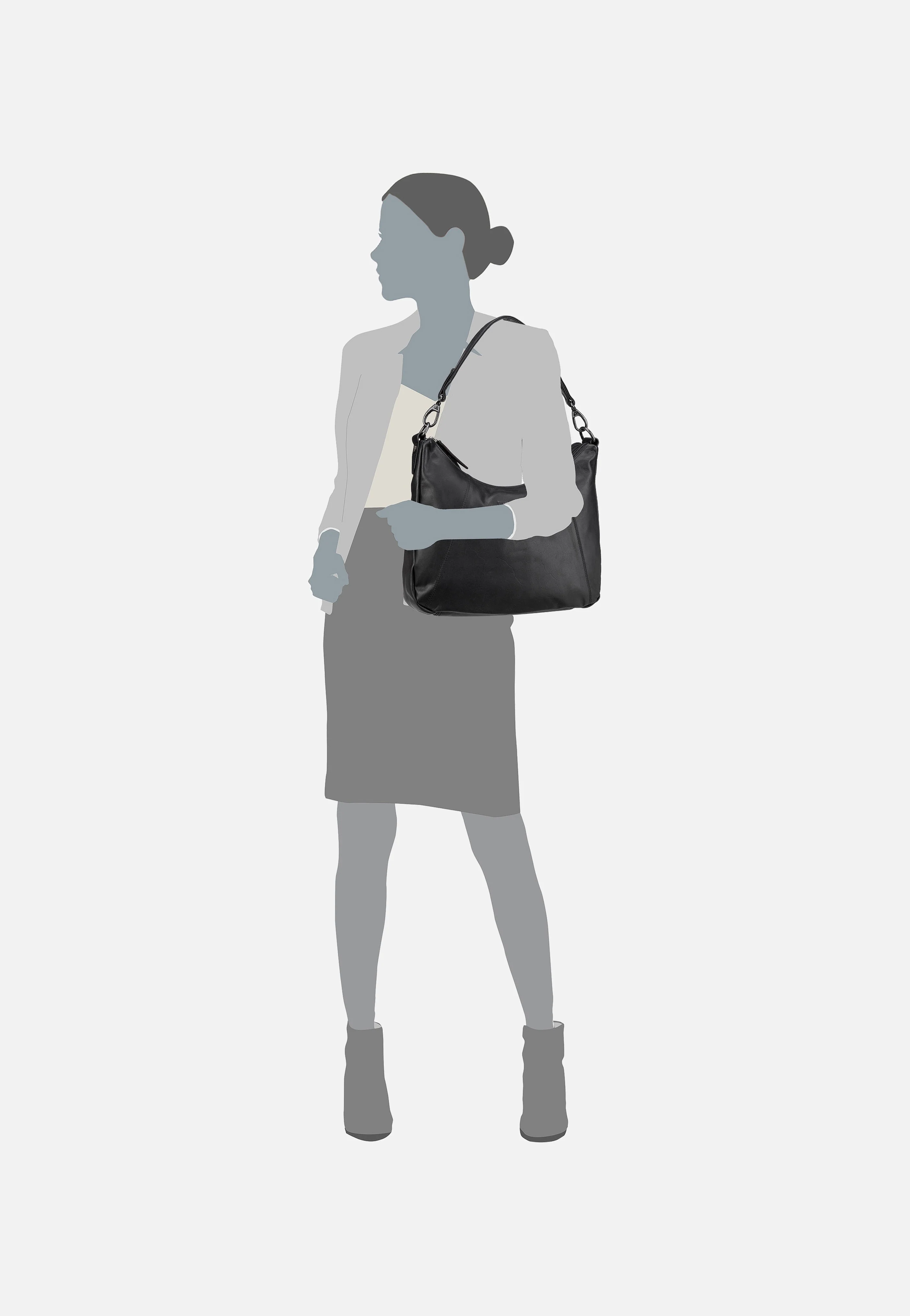 Marle 1297 Black - Hobo Bag - Image 6