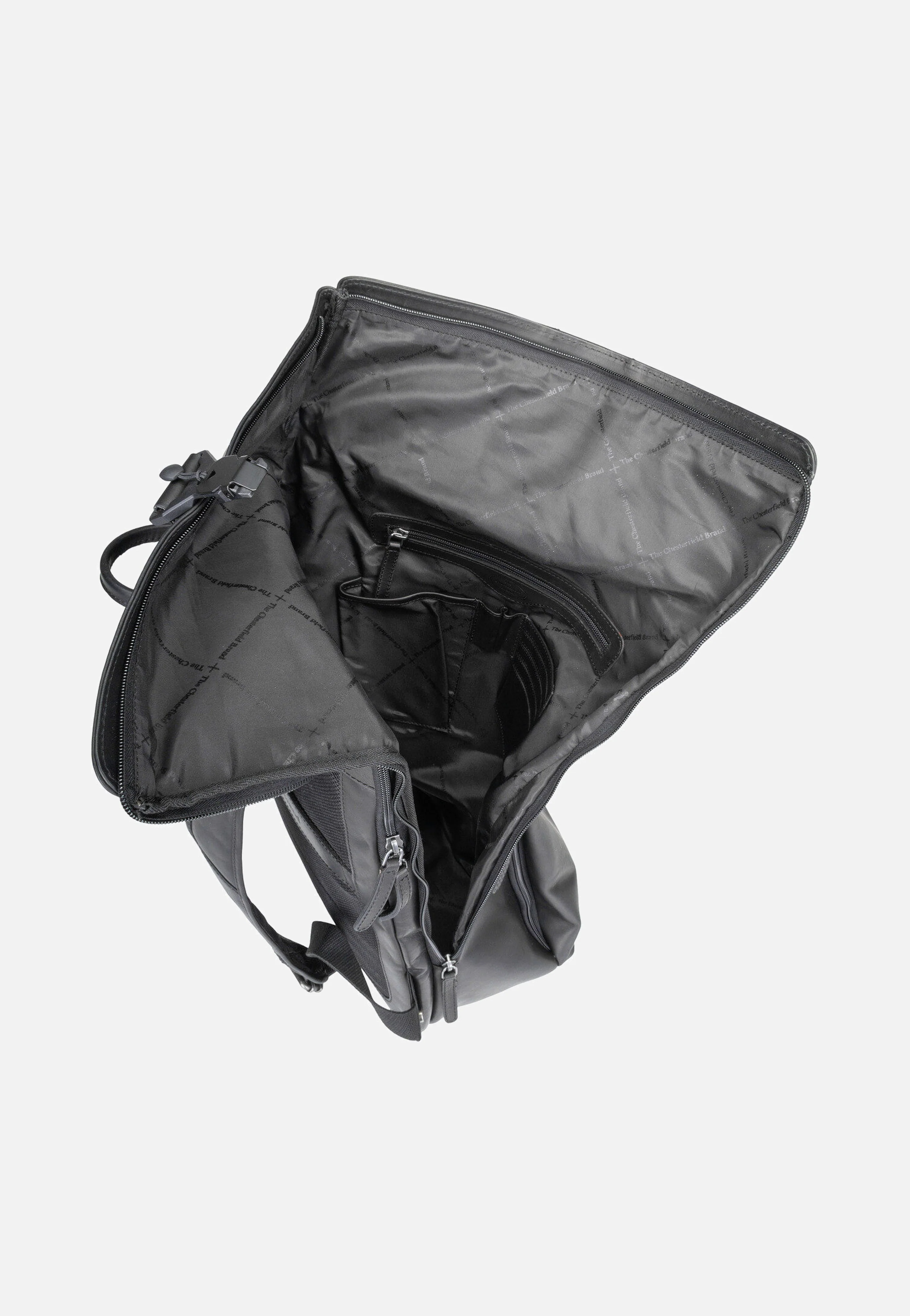 Savona 0322 Black - Rolltop Rucksack - Image 4