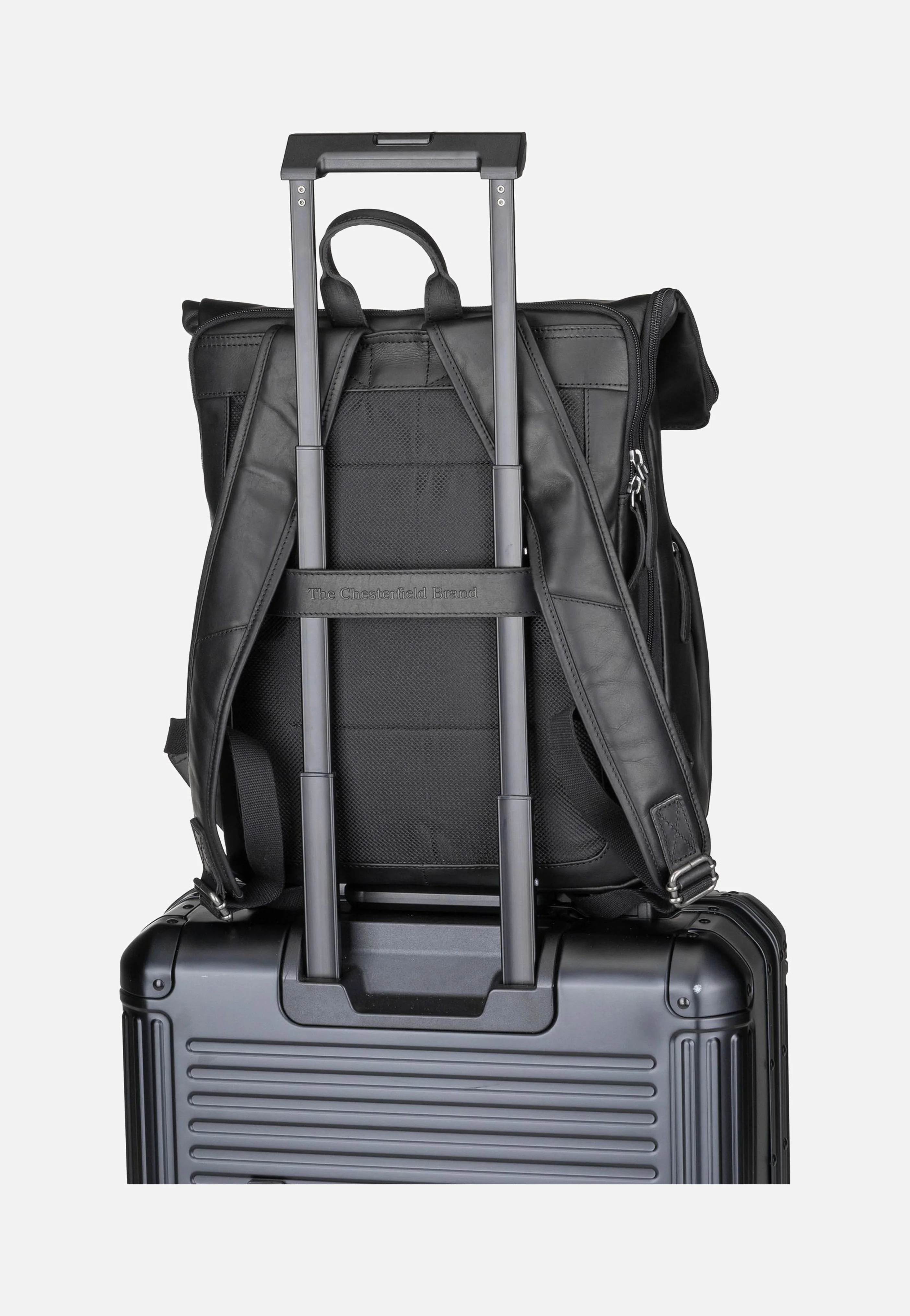 Savona 0322 Black - Rolltop Rucksack - Image 6