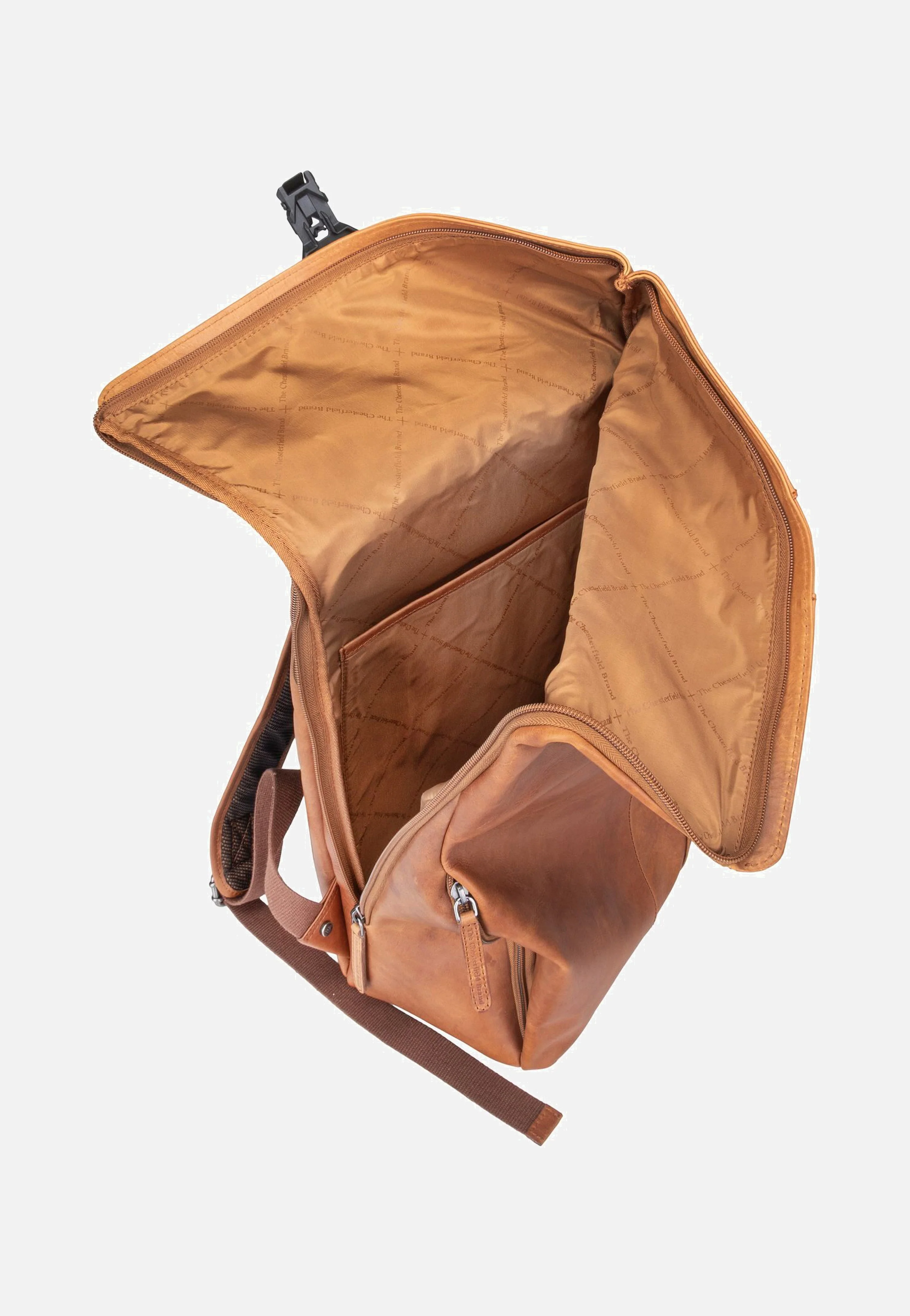 Savona 0322 Cognac - Rolltop Rucksack - Image 4