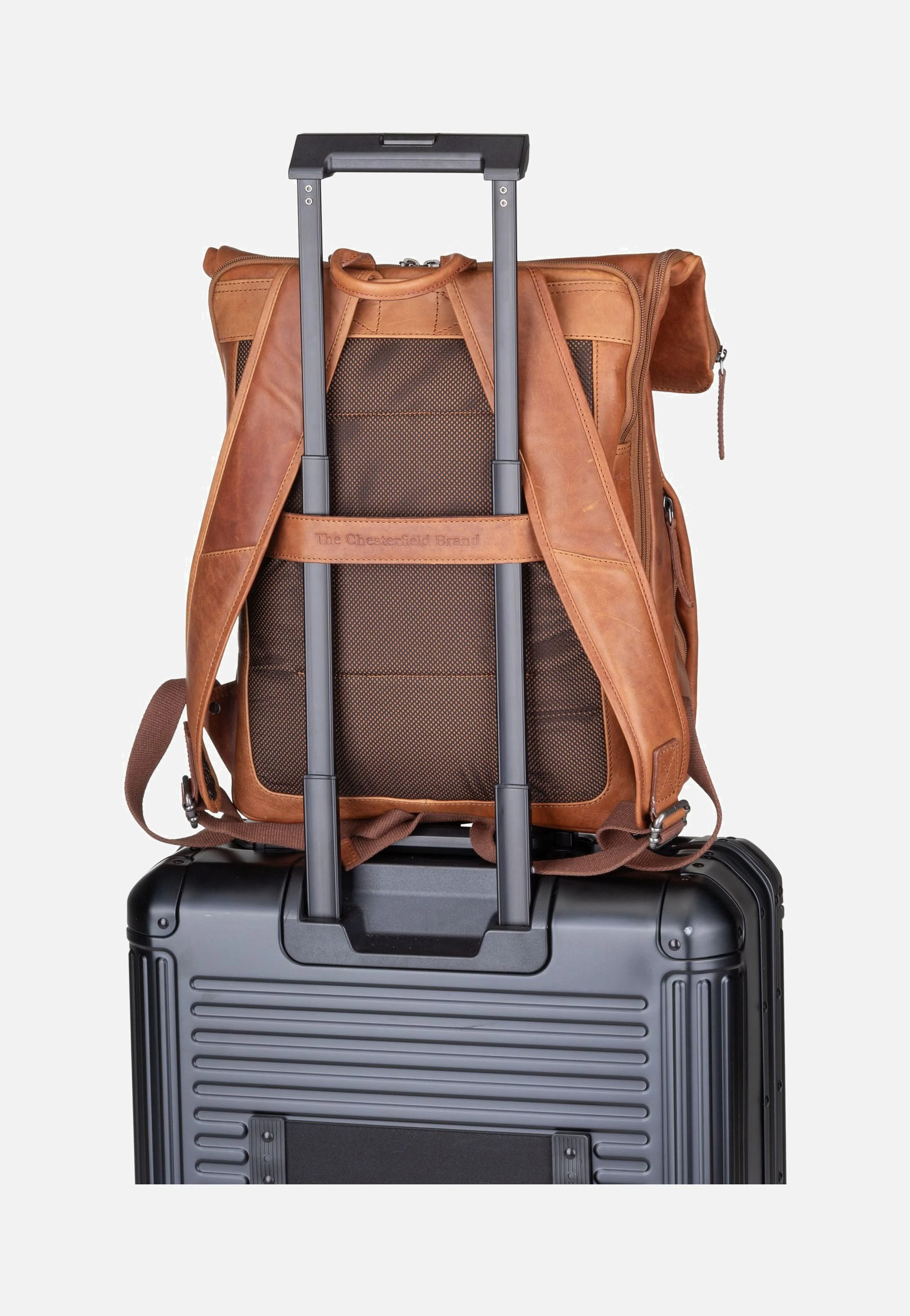 Savona 0322 Cognac - Rolltop Rucksack - Image 6