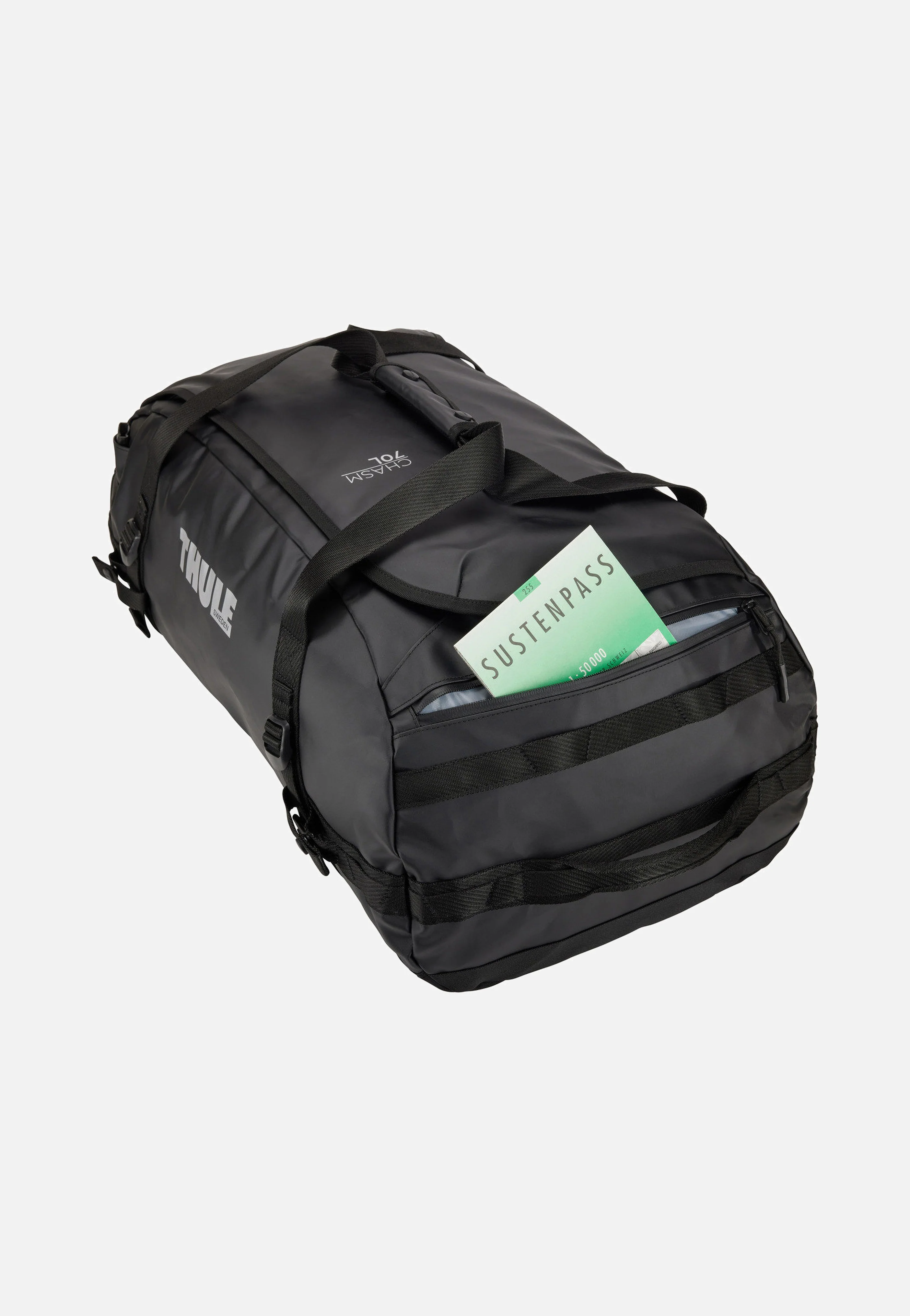Chasm 70L Black - Dufflebag - Image 7