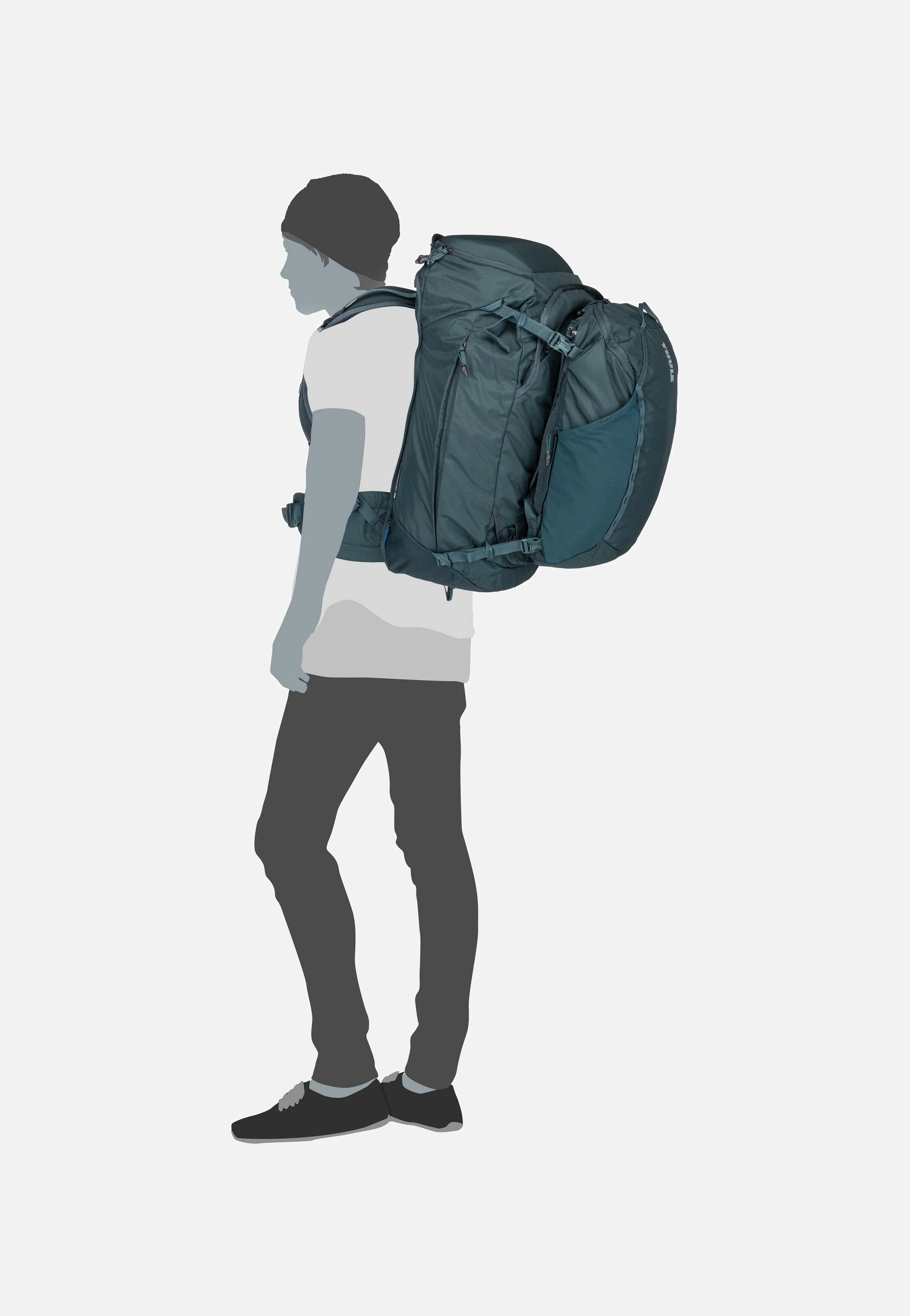 Landmark Travel 70L Darkest Blue - Reiserucksack - Image 11